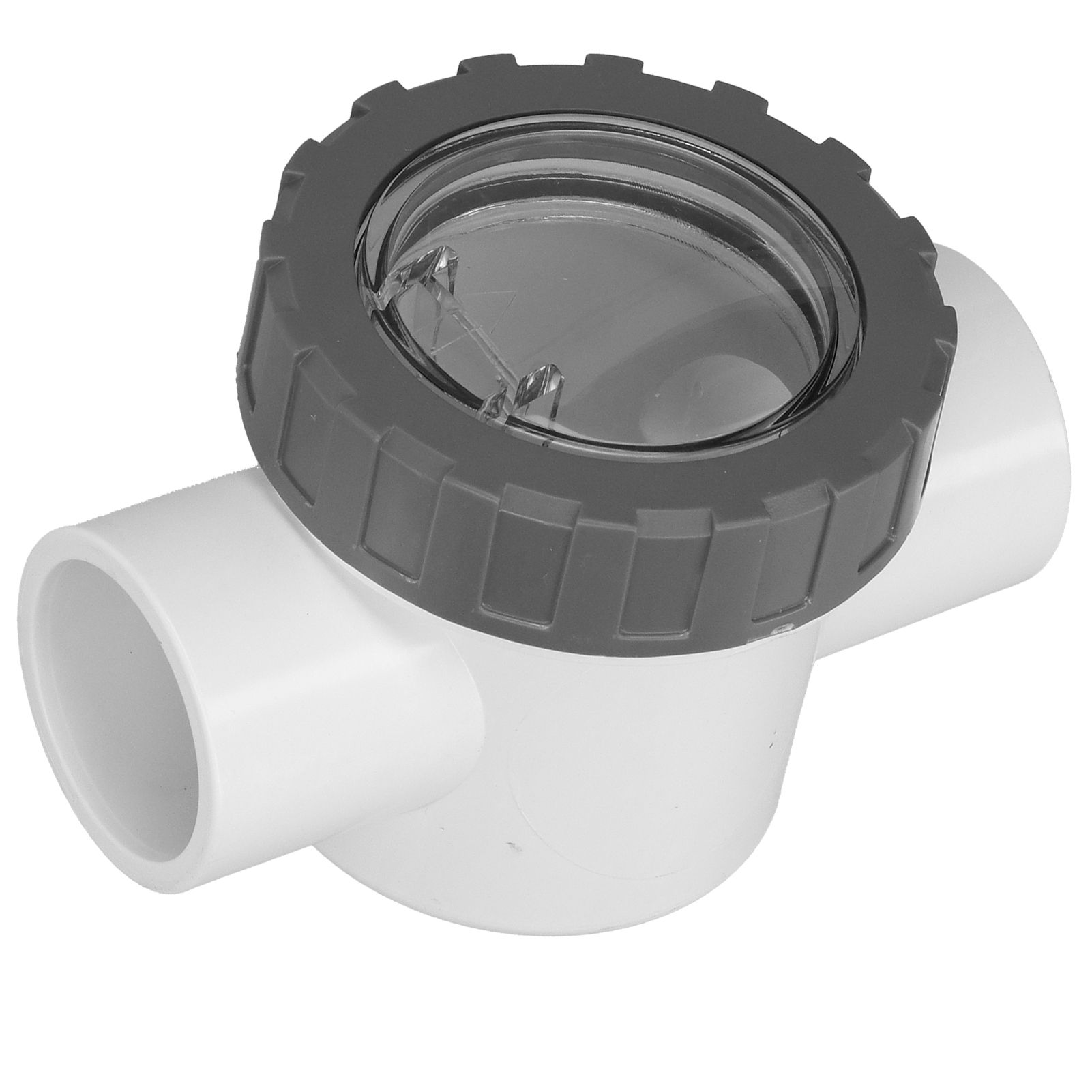 PVC Check Valve Swimming Pool Transparent NonReturn Valve Replacement — image 1