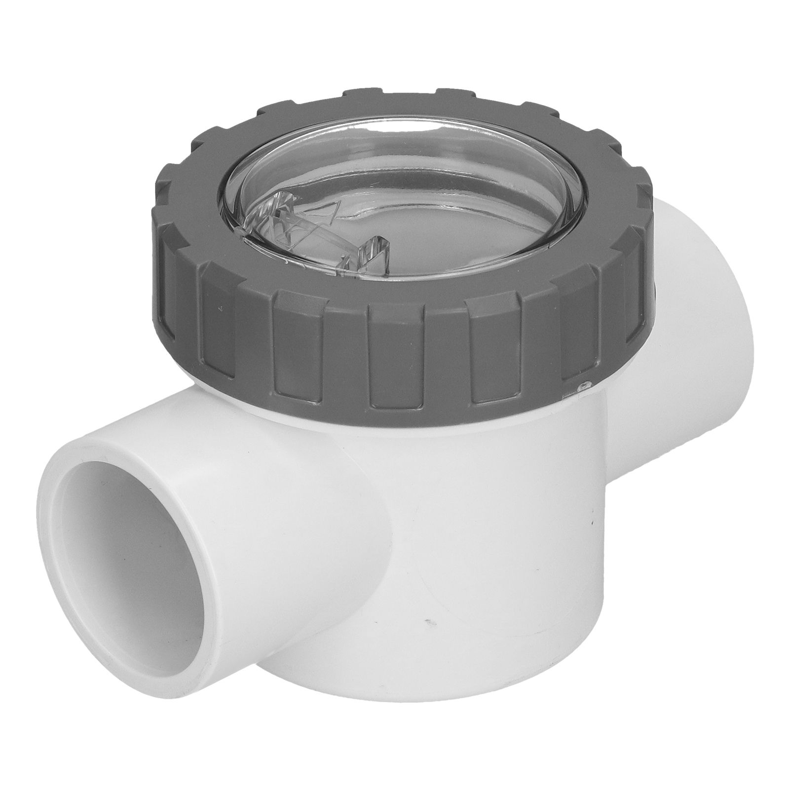 PVC Check Valve Swimming Pool Transparent NonReturn Valve Replacement view 2