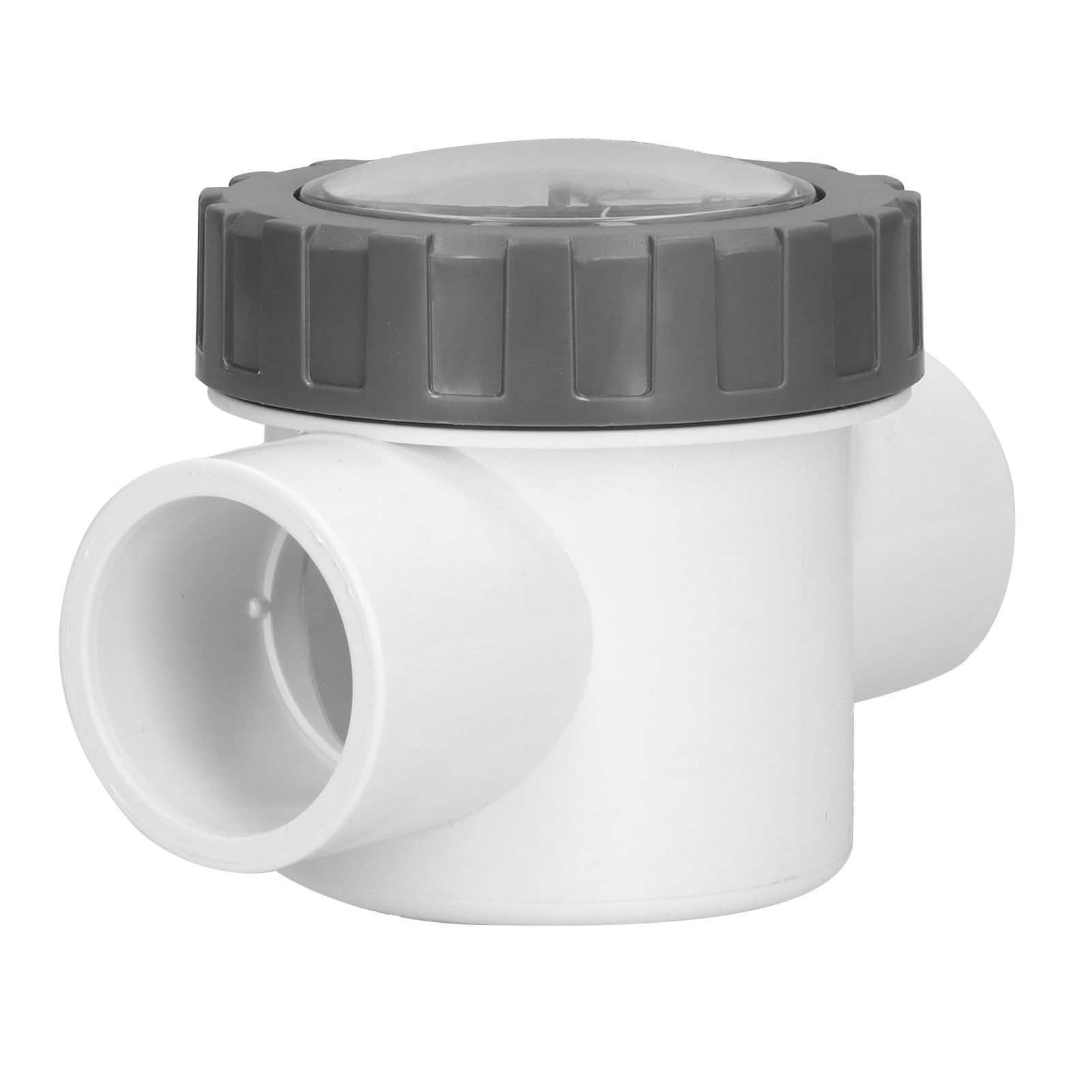 PVC Check Valve Swimming Pool Transparent NonReturn Valve Replacement view 4