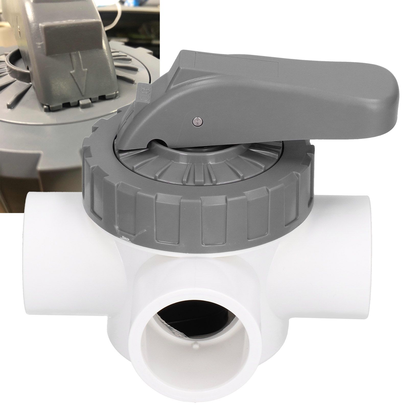 3-Way Pool Valve Swimming Pool Spa Diverter Valve Replacement Accessory view 12