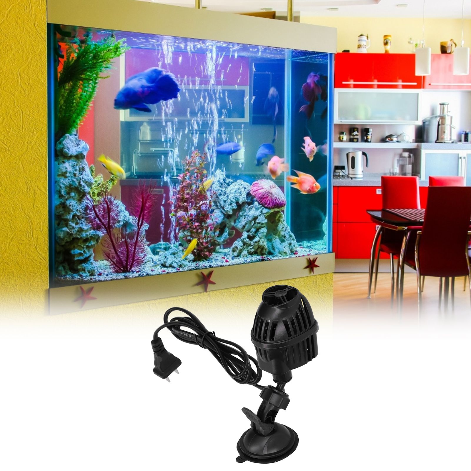 Aquarium Wave Making Pump Quiet Fish Tank Circulation Pump 360° Rotatable view 12