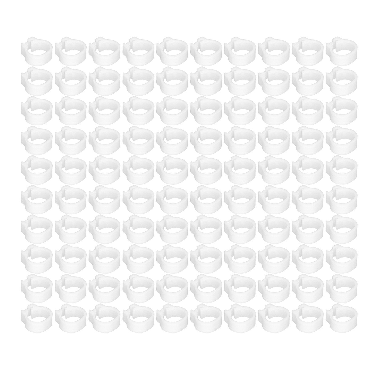100PCS 8mm Pigeons Identification Leg Rings Poultry Leg Bands No Words Pigeons view 5