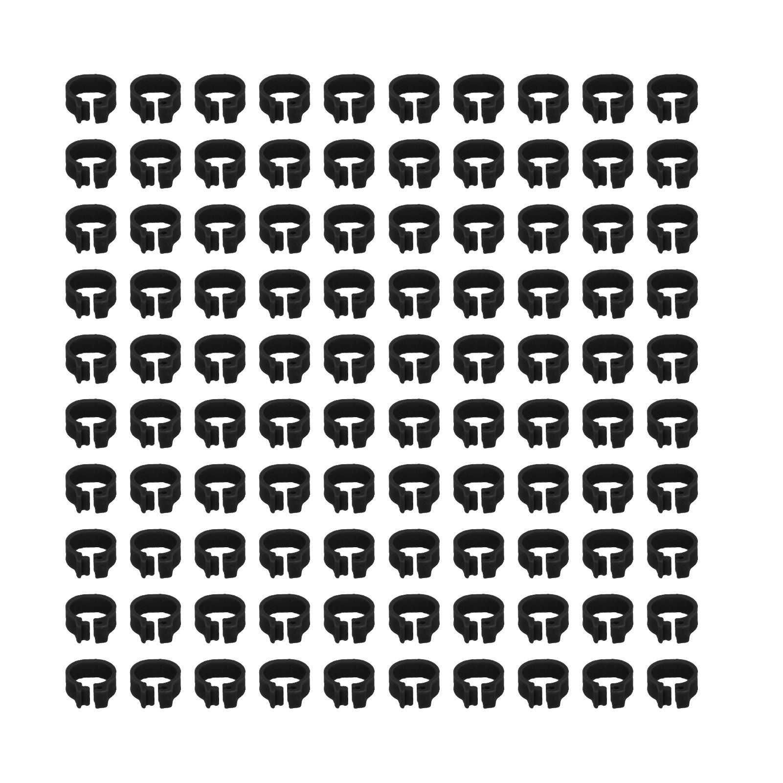 100PCS 8mm Pigeons Identification Leg Rings Poultry Leg Bands No Words Pigeons — image 1