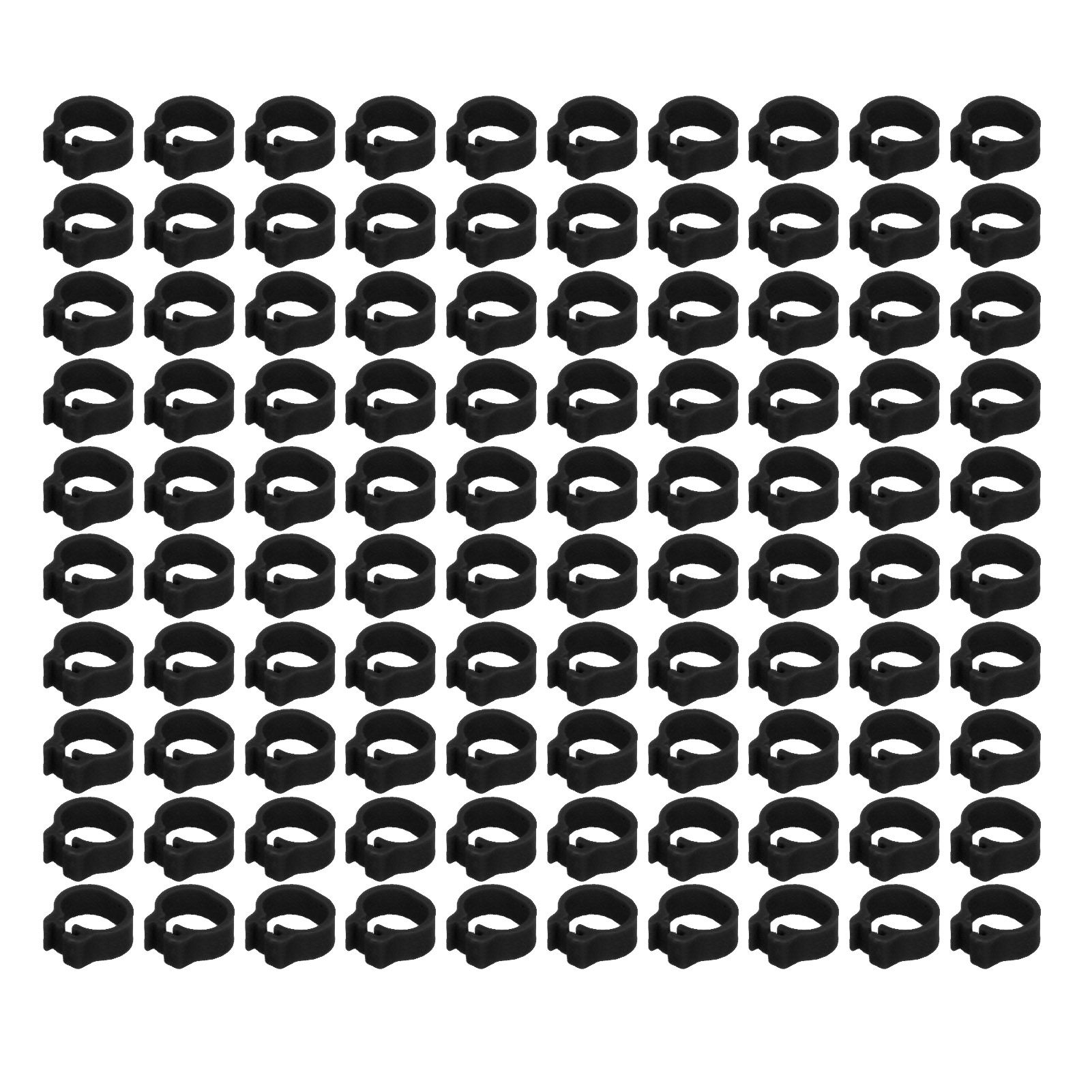 100PCS 8mm Pigeons Identification Leg Rings Poultry Leg Bands No Words Pigeons view 3