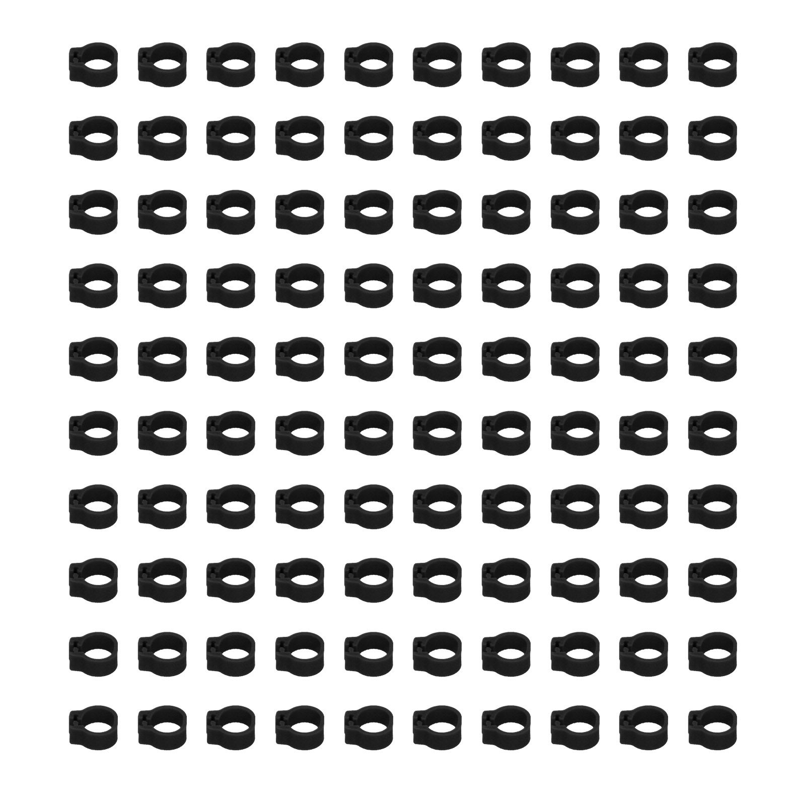 100PCS 8mm Pigeons Identification Leg Rings Poultry Leg Bands No Words Pigeons view 4