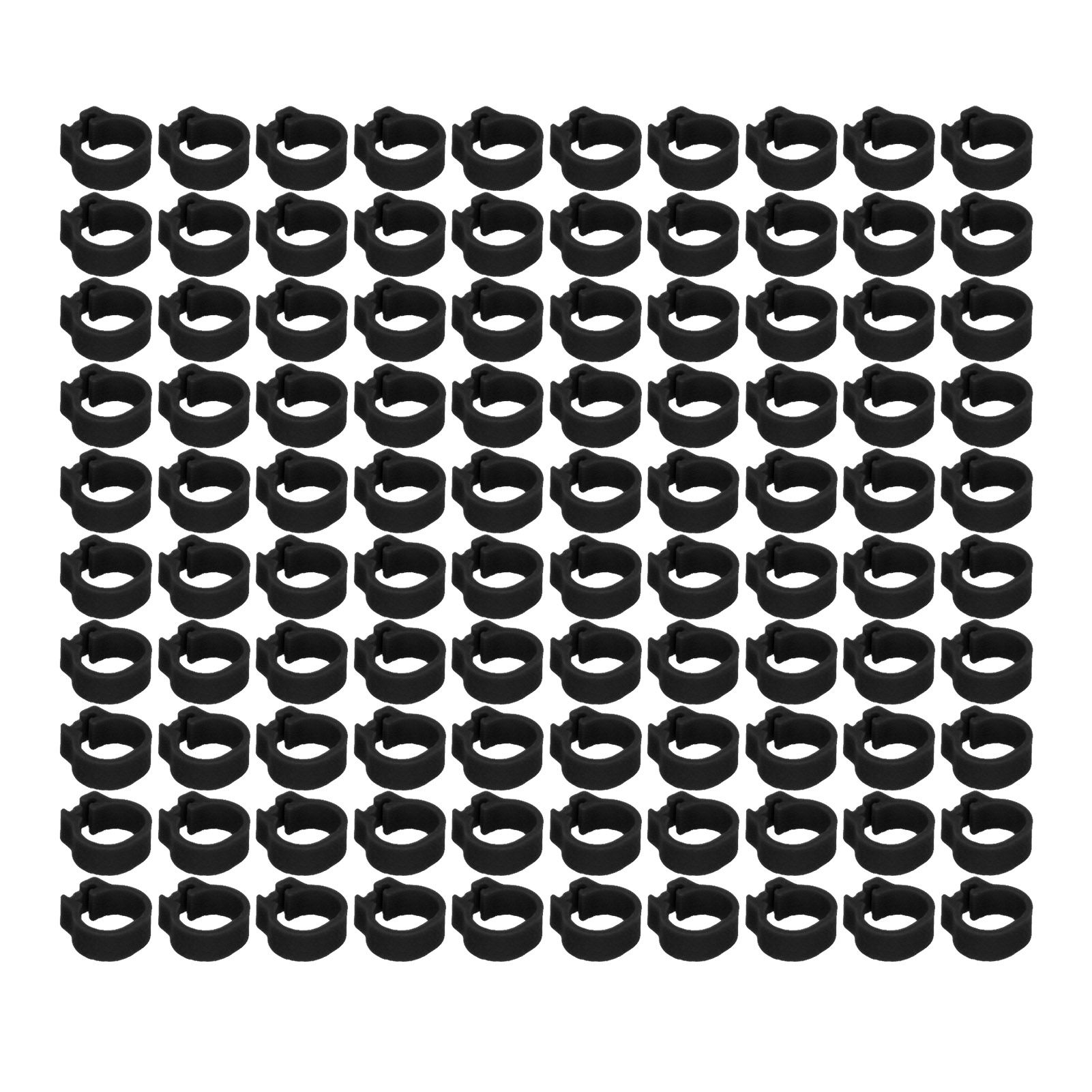 100PCS 8mm Pigeons Identification Leg Rings Poultry Leg Bands No Words Pigeons view 5