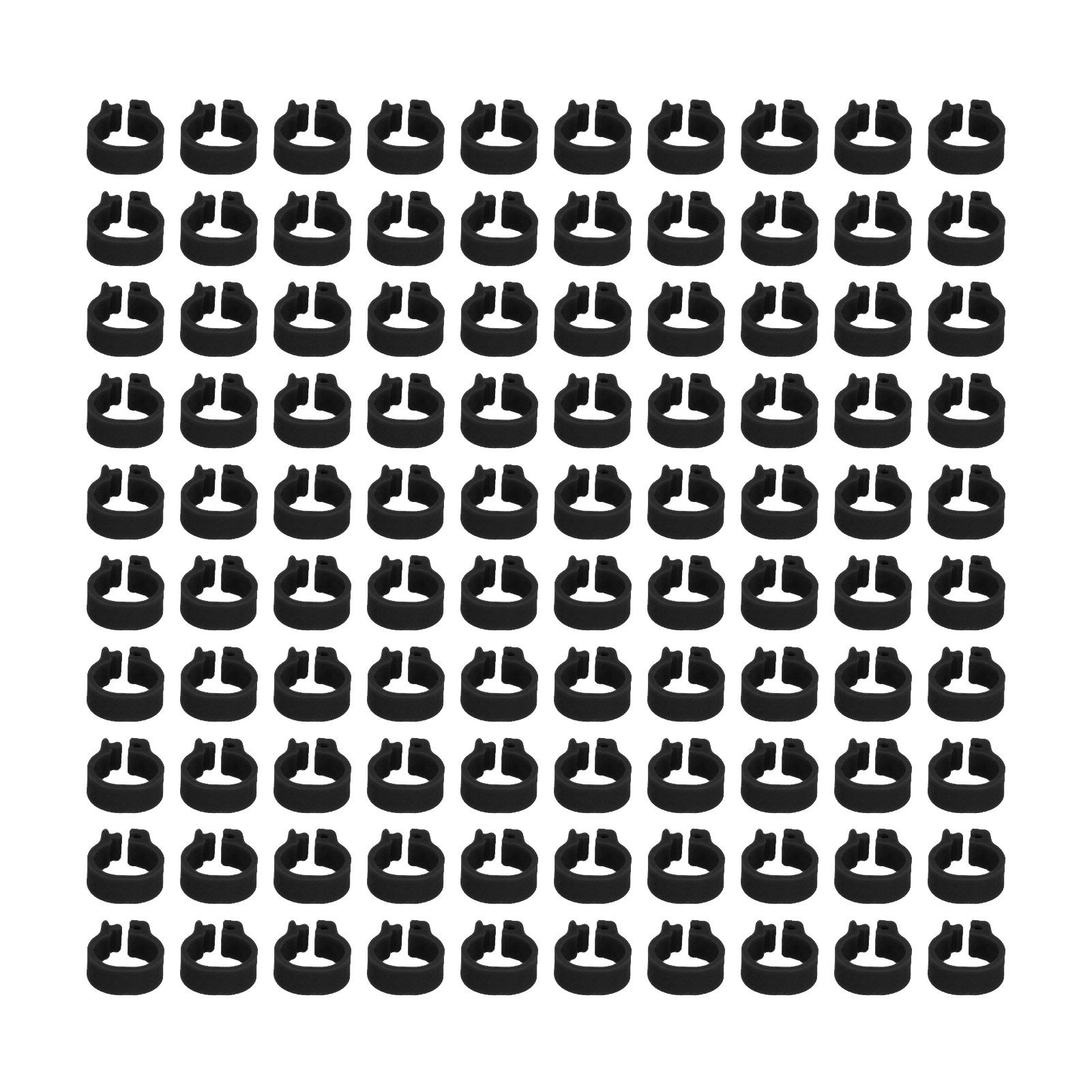 100PCS 8mm Pigeons Identification Leg Rings Poultry Leg Bands No Words Pigeons view 6