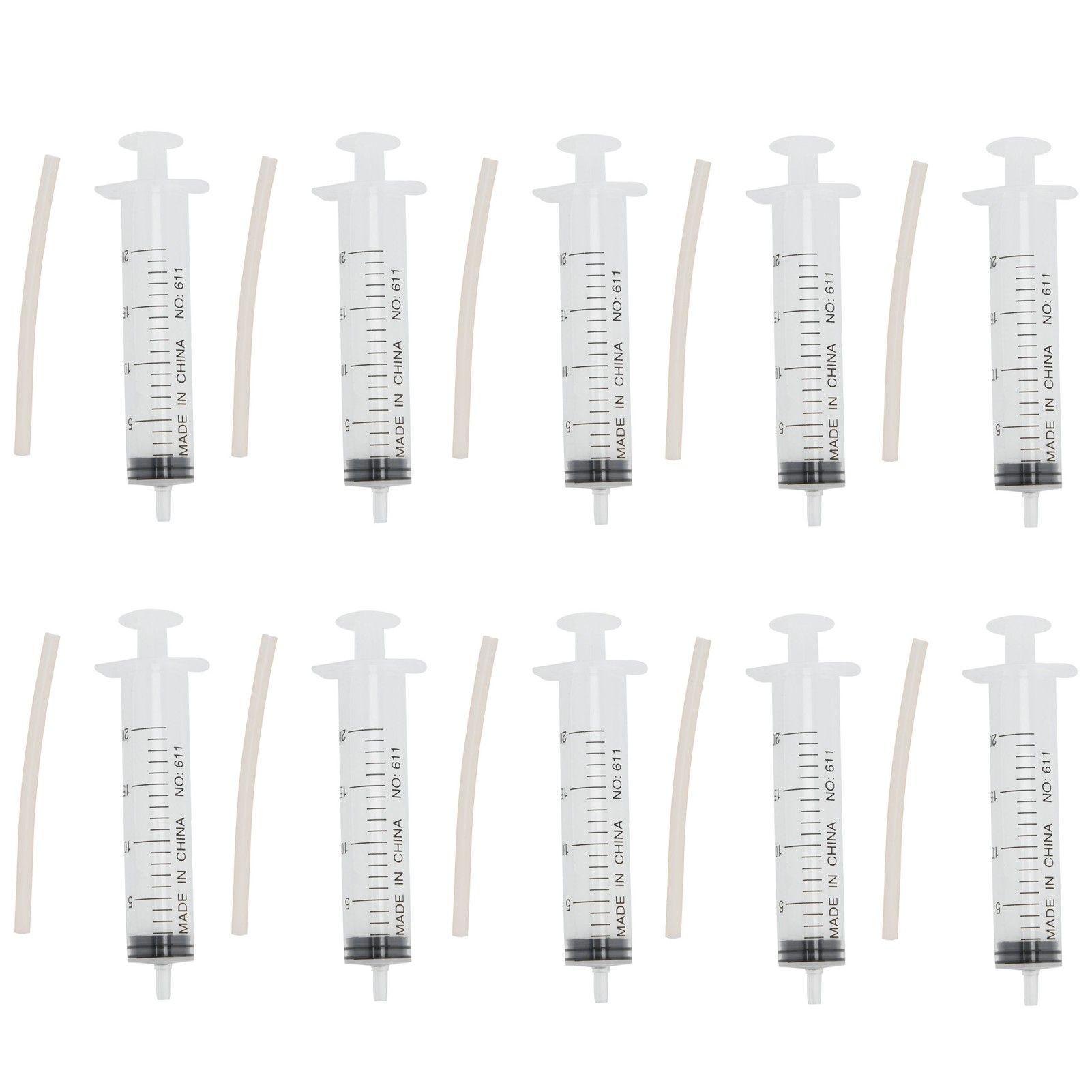 10Pcs Pet Medicine Syringe Dispenser Bird Syringe Feeder Pigeons Bird Feeding view 2