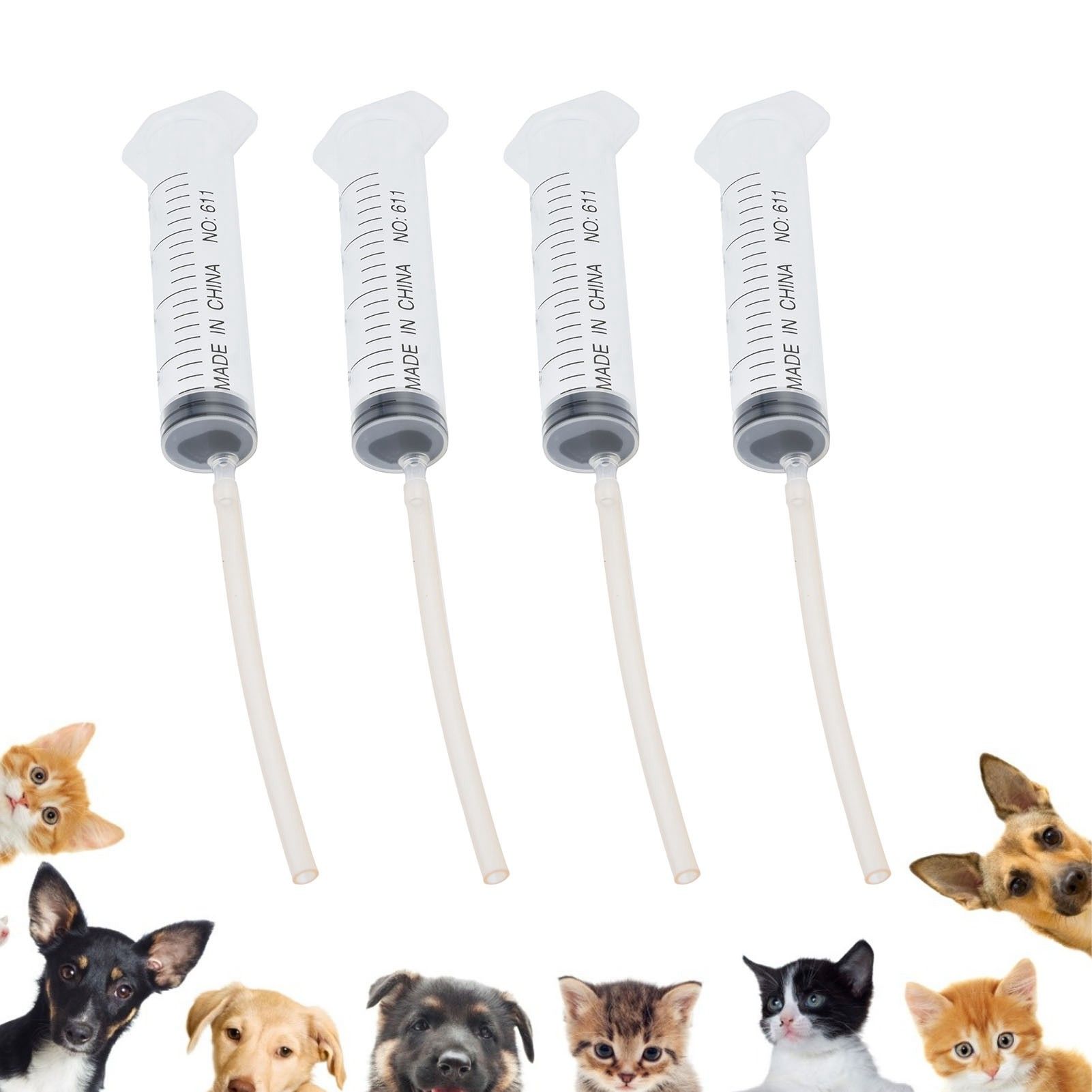 10Pcs Pet Medicine Syringe Dispenser Bird Syringe Feeder Pigeons Bird Feeding view 12