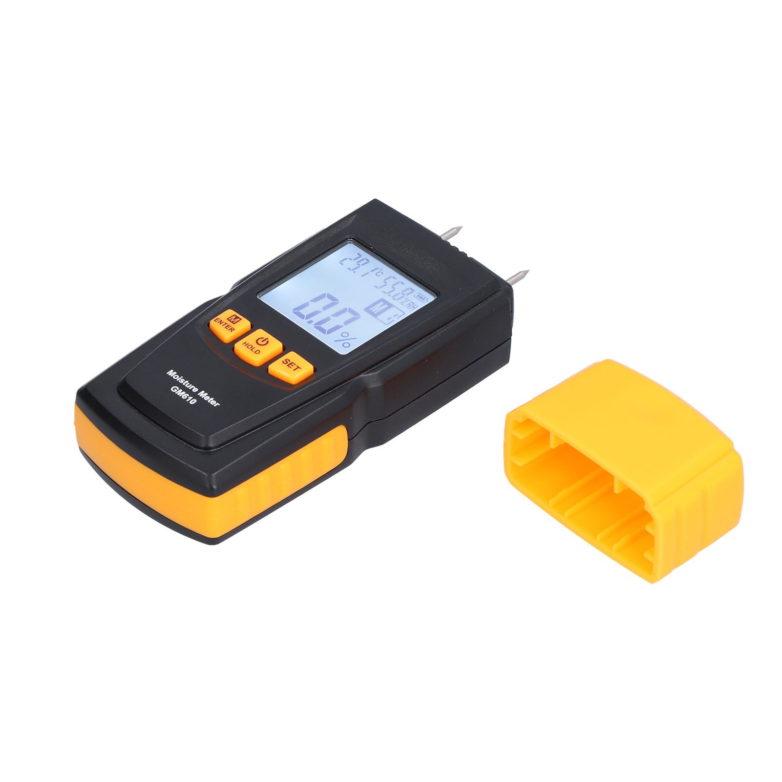 GM610 Needle Type Moisture Meter Portable Wood Moisture Detector Tester view 2