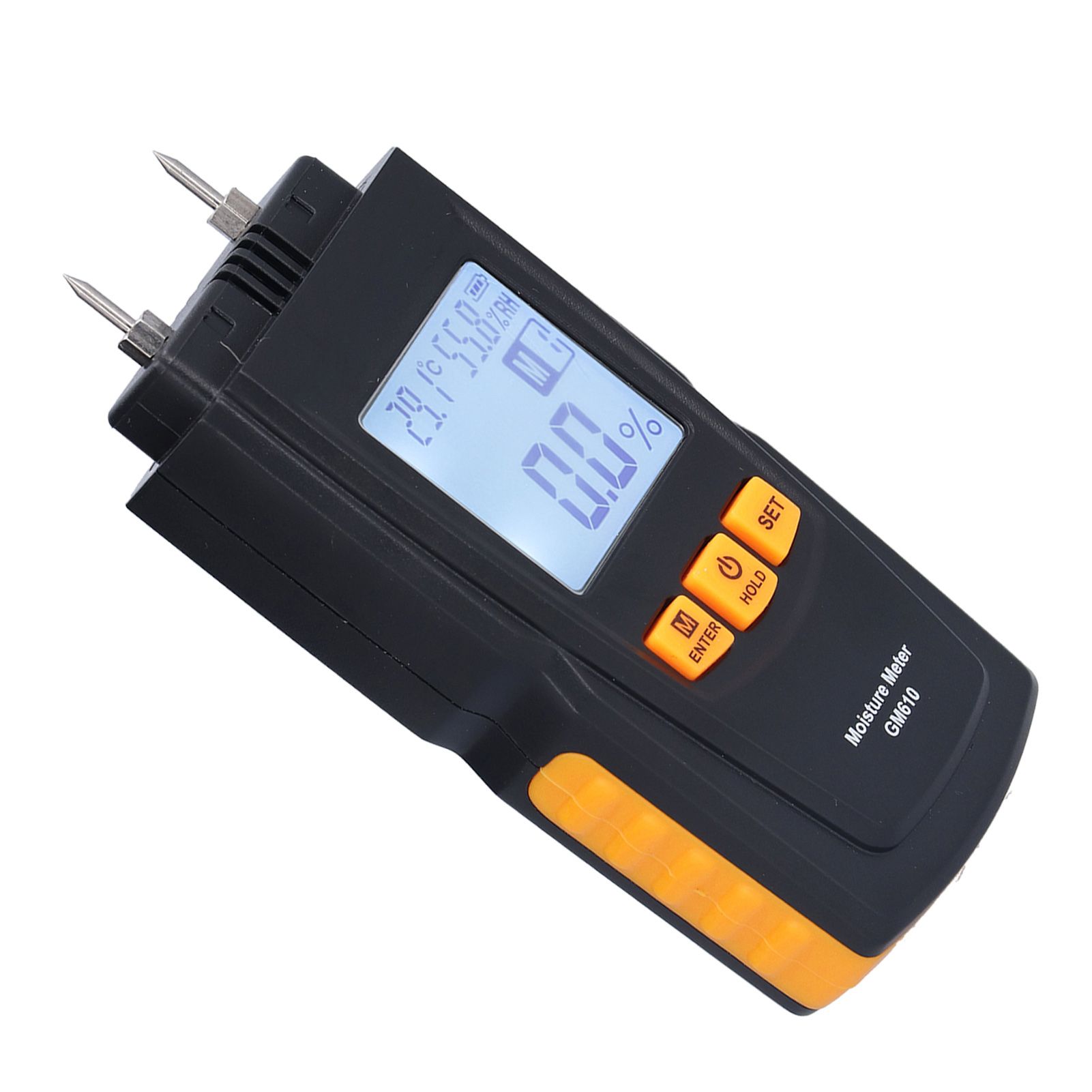 GM610 Needle Type Moisture Meter Portable Wood Moisture Detector Tester view 5