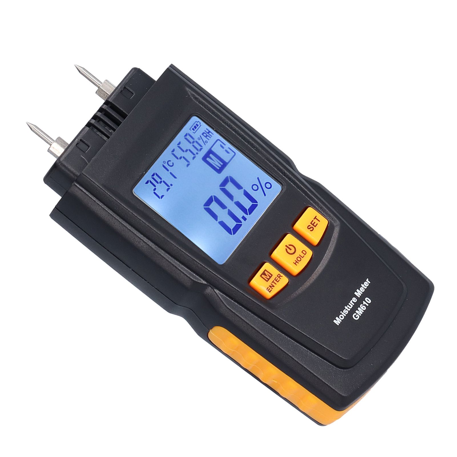 GM610 Needle Type Moisture Meter Portable Wood Moisture Detector Tester view 6
