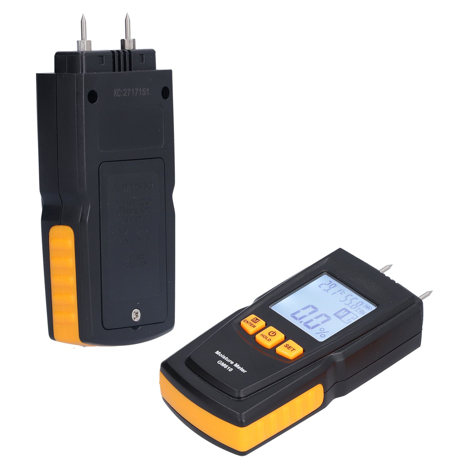 GM610 Needle Type Moisture Meter Portable Wood Moisture Detector Tester view 10