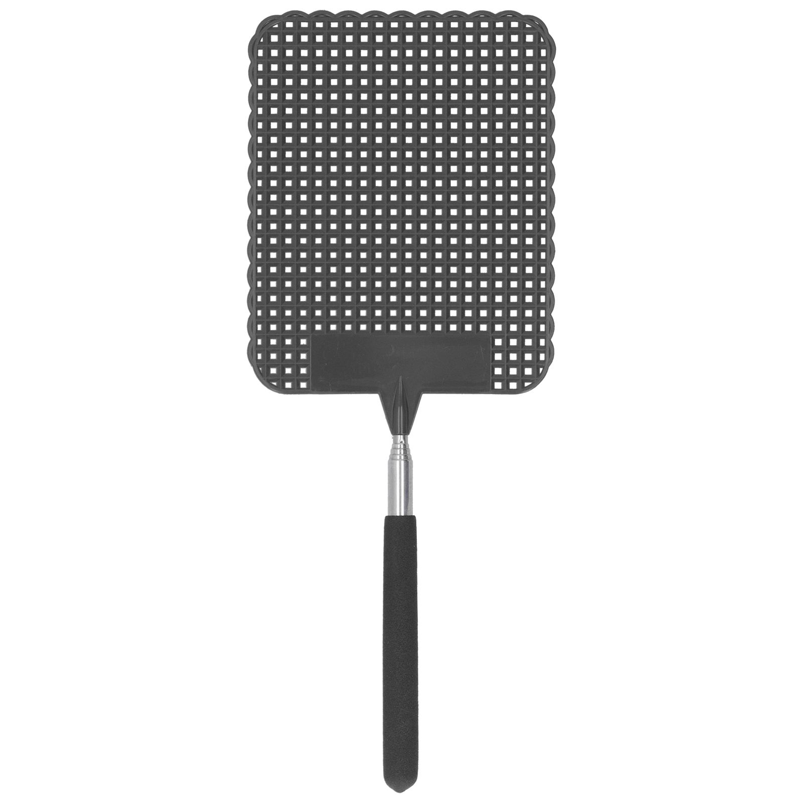 Retractable Plastic Fly Swatter Mosquito Racket with Stainless Steel Rod for view 2
