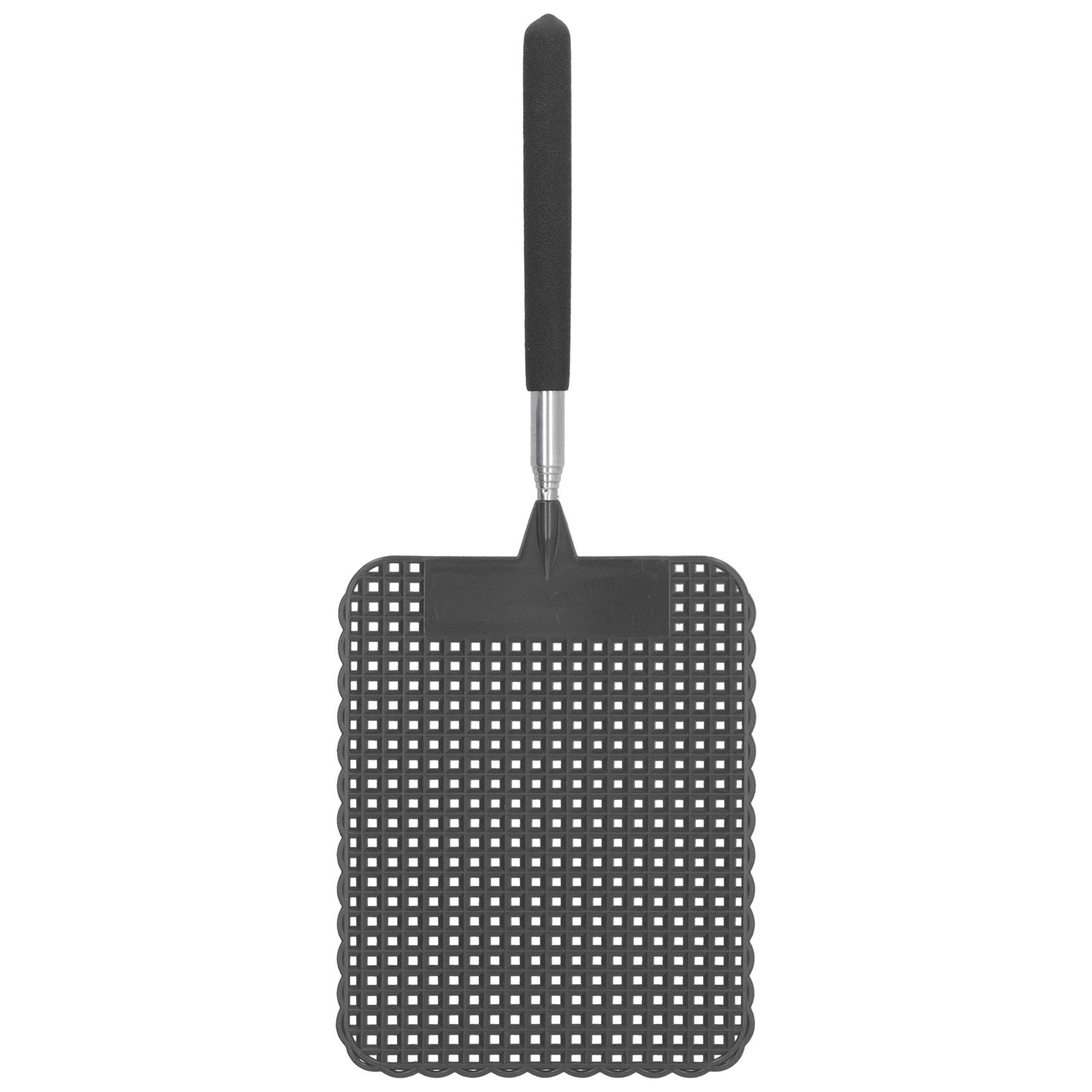 Retractable Plastic Fly Swatter Mosquito Racket with Stainless Steel Rod for view 4