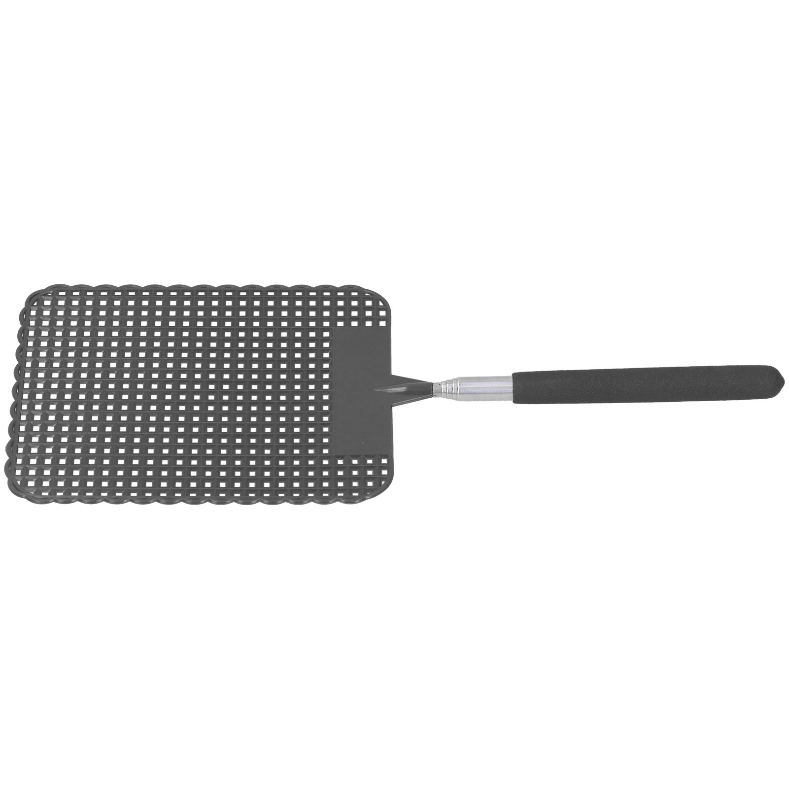 Retractable Plastic Fly Swatter Mosquito Racket with Stainless Steel Rod for view 9