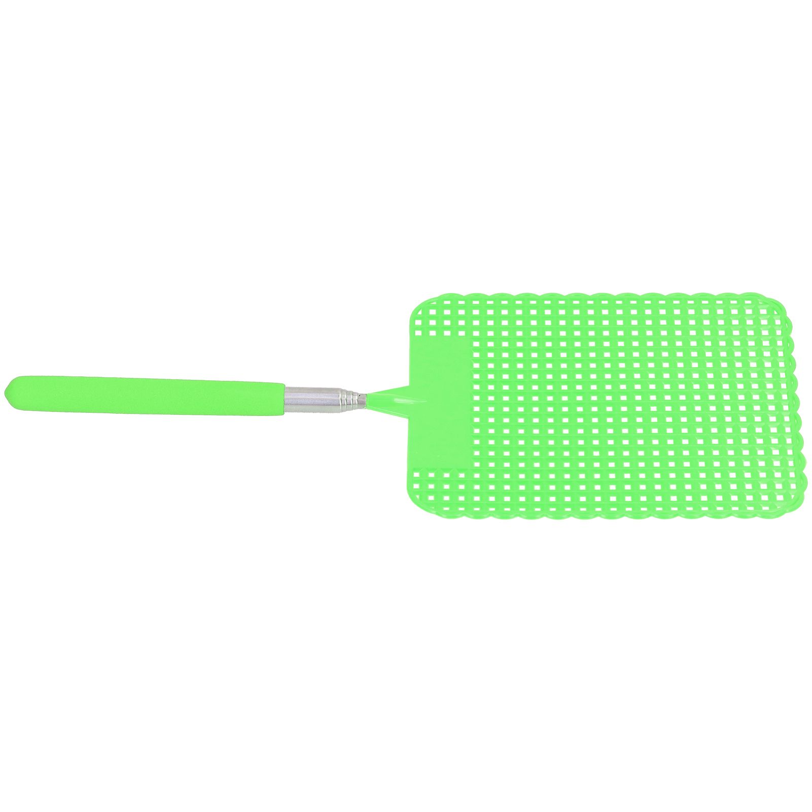 Retractable Plastic Fly Swatter Mosquito Racket with Stainless Steel Rod for view 10
