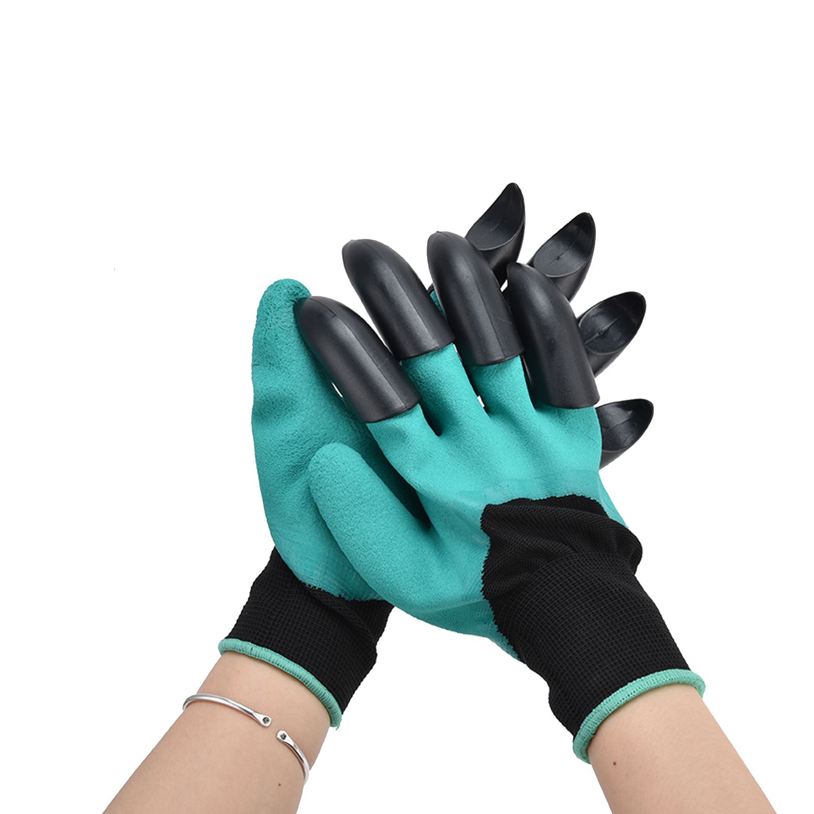 Gardening Gloves Quick Digging Gloves with Plastic Claw for Home Greenhouse view 11
