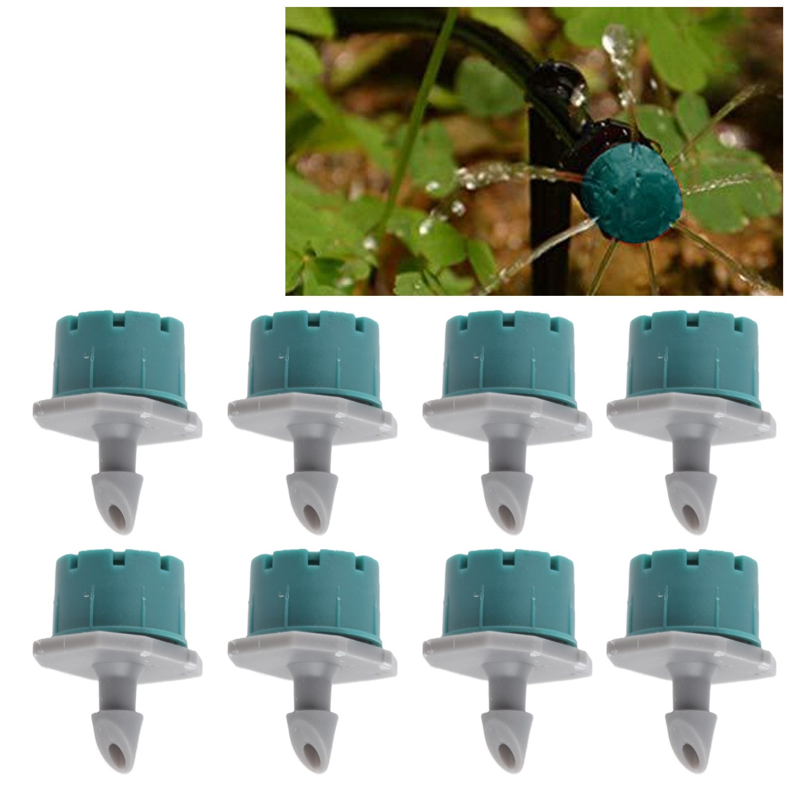 100PCS 360 Degree Adjustable Irrigation Sprinkler 1/4in Drip Irrigation view 11