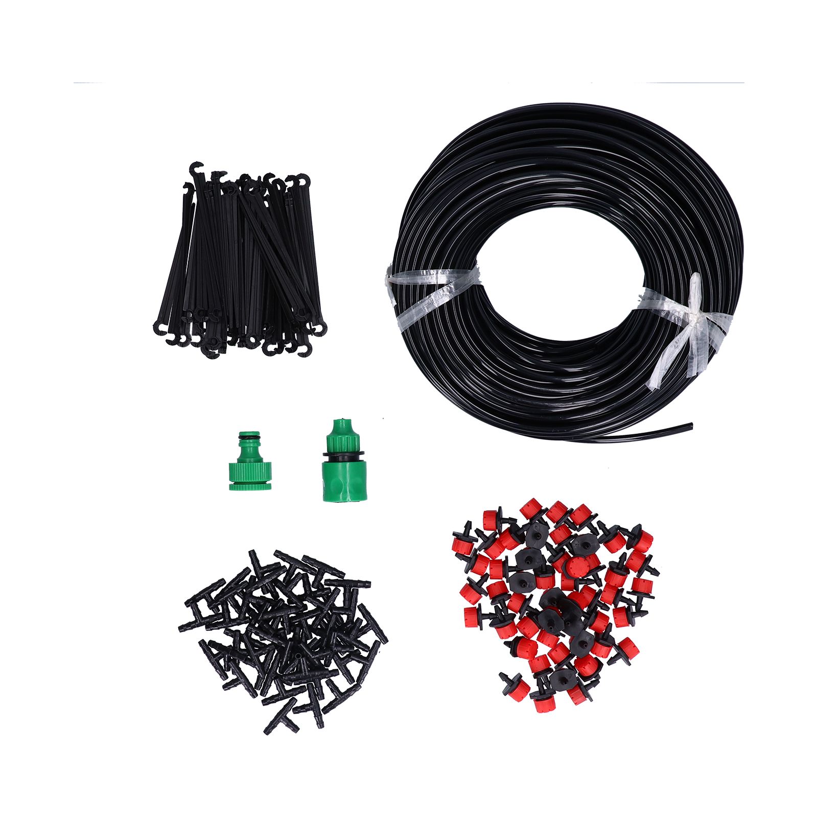 50m Garden Irrigation System 4/7 Hose Drip Nozzle Kit Automatic Irrigation view 2