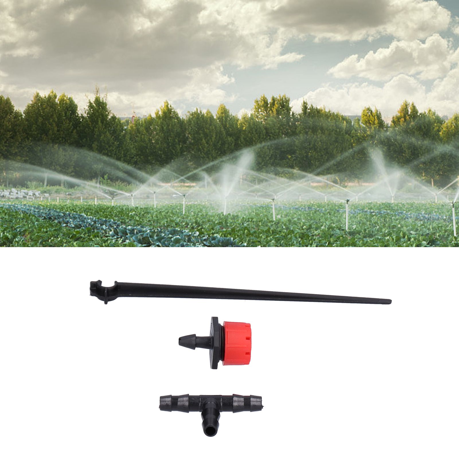 50m Garden Irrigation System 4/7 Hose Drip Nozzle Kit Automatic Irrigation view 11