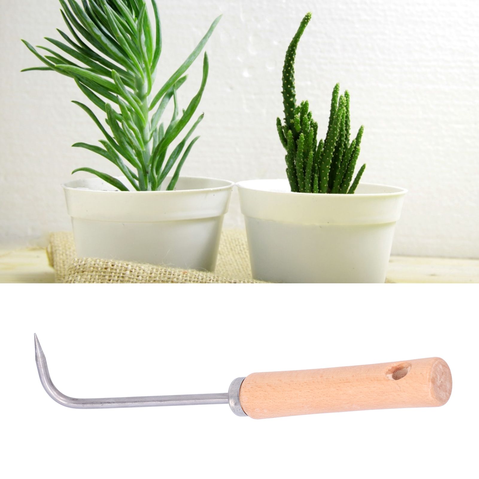 Single Claw Root Hook Root Pick Rake Bonsai Tool Soil Loosening Tool for view 11