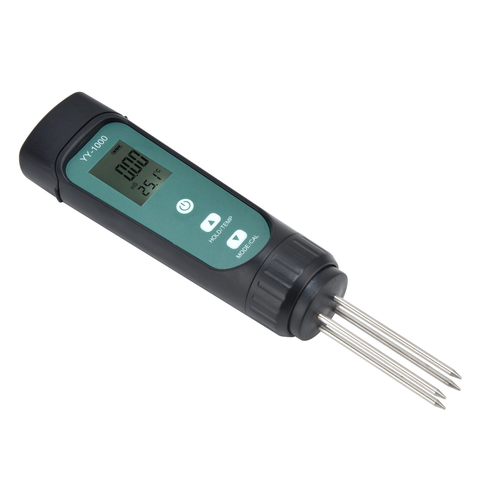 4Pin Integrated Sensor EC+Temperature Humidity Soil Detector Tester Meter for view 8
