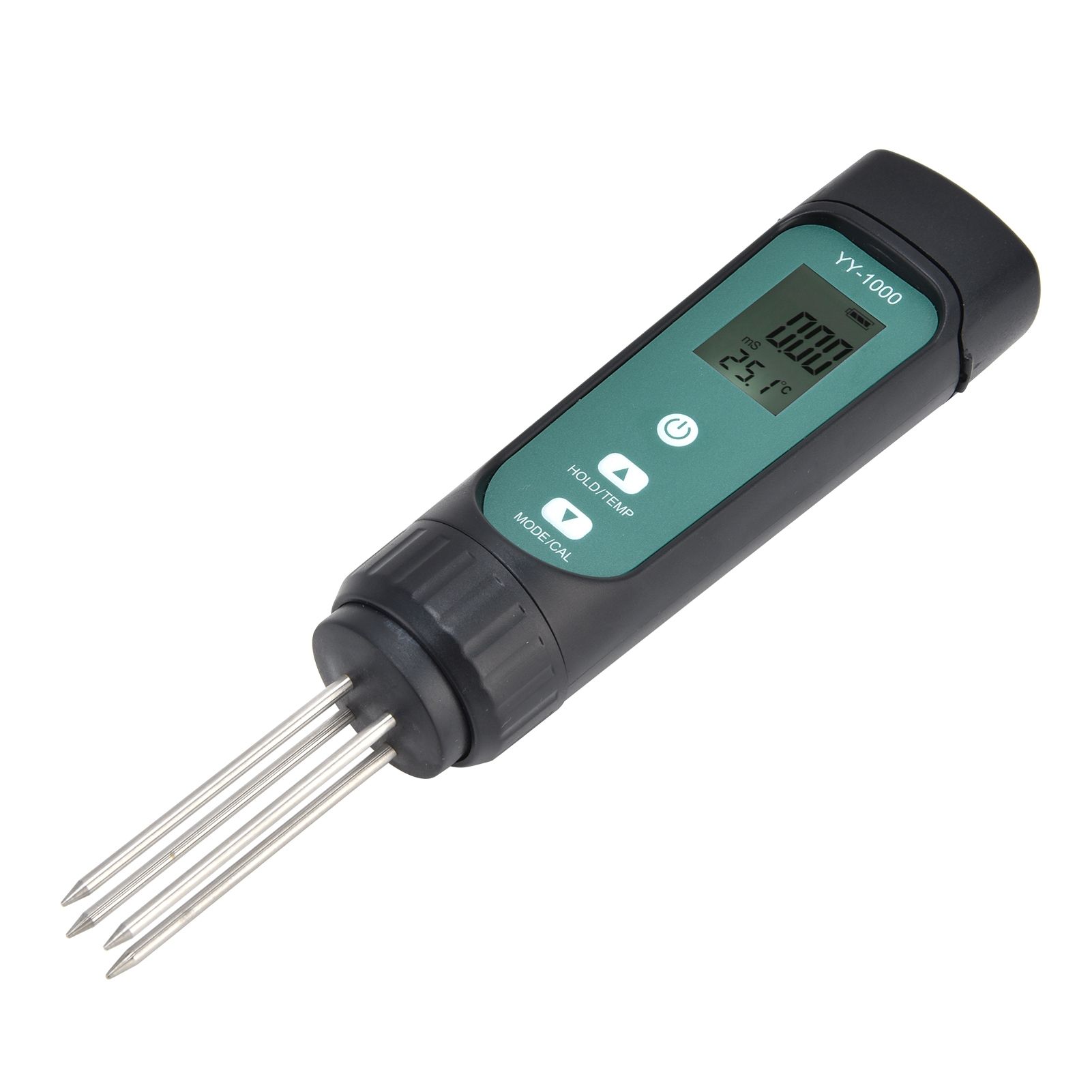 4Pin Integrated Sensor EC+Temperature Humidity Soil Detector Tester Meter for view 9