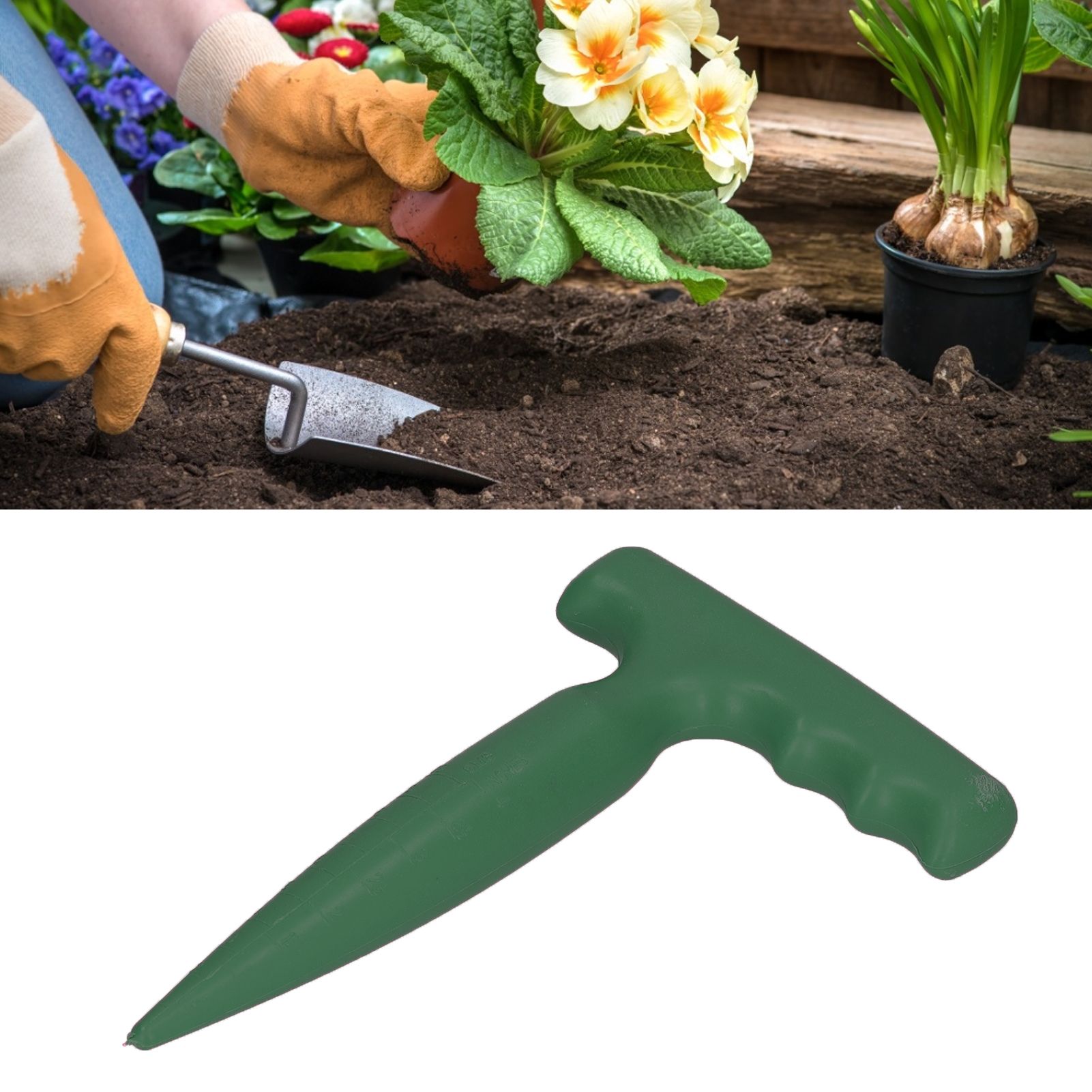 Portable Plastic Hole Digger Seedling Puncher for Seedling Transplanting view 12