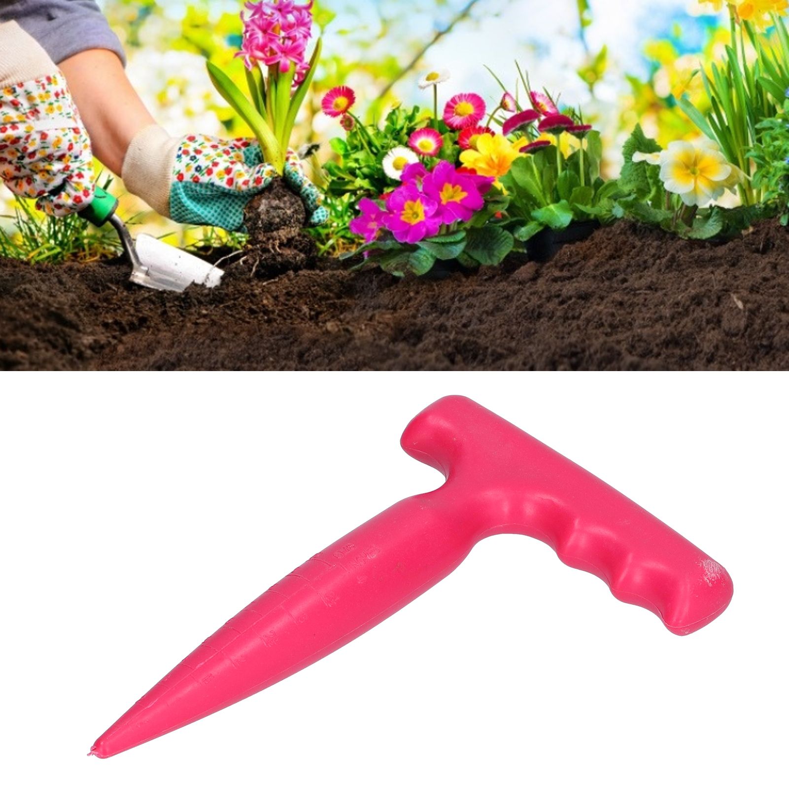 Portable Plastic Hole Digger Seedling Puncher for Seedling Transplanting view 11