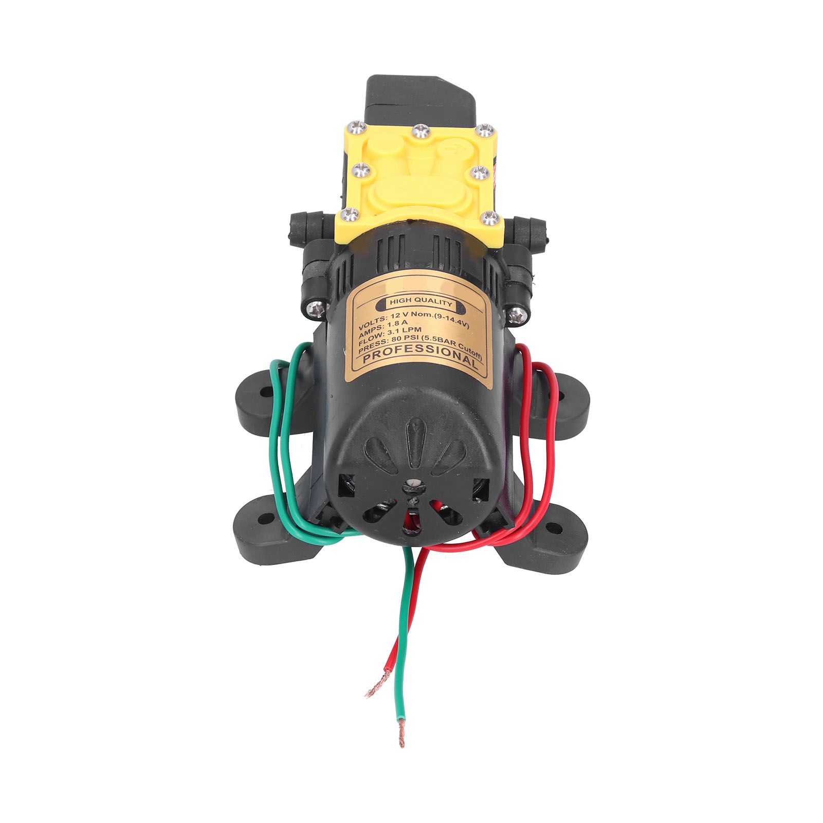 12V Electric Water Pump High Pressure SelfPriming Diaphragm Water Pump for view 3