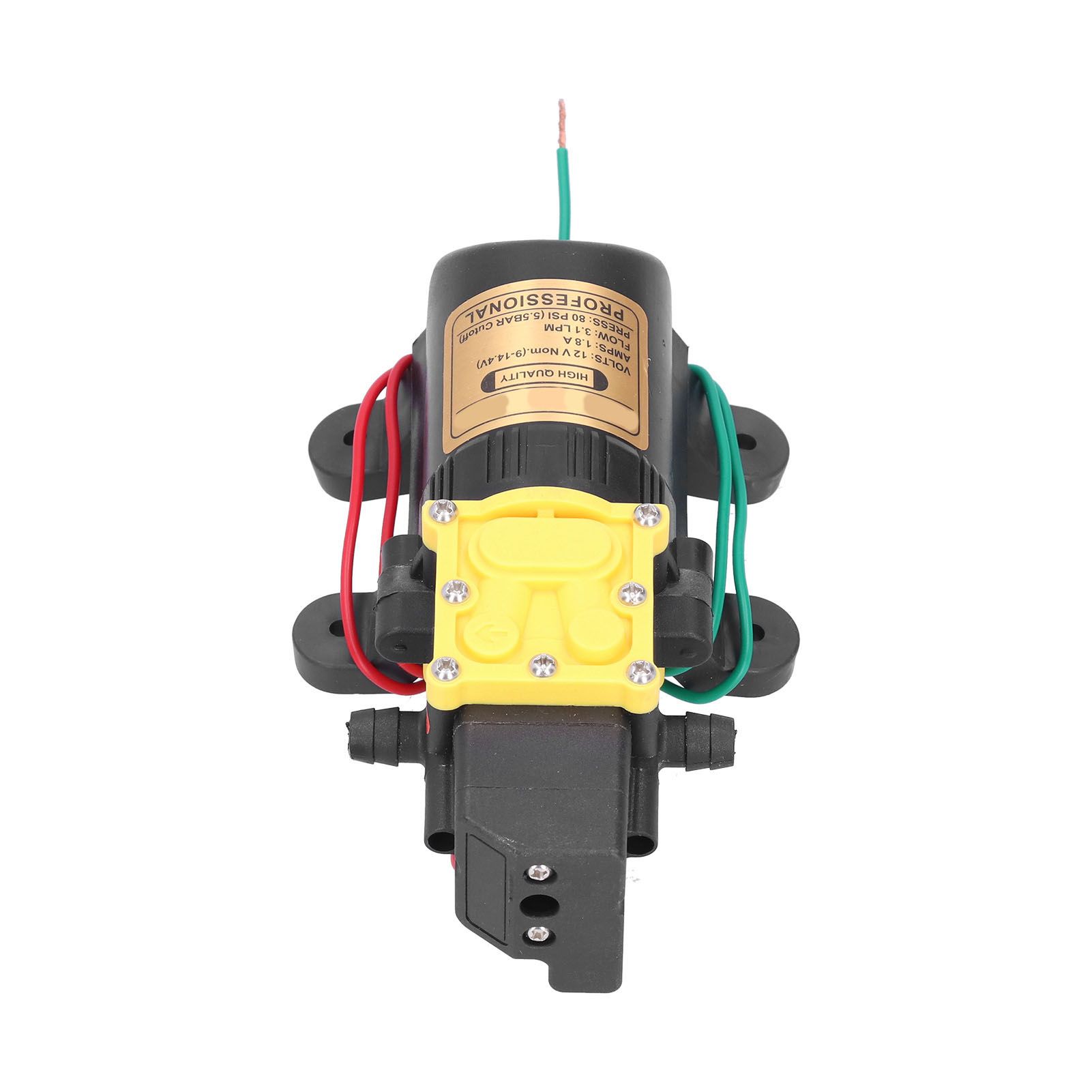 12V Electric Water Pump High Pressure SelfPriming Diaphragm Water Pump for view 7