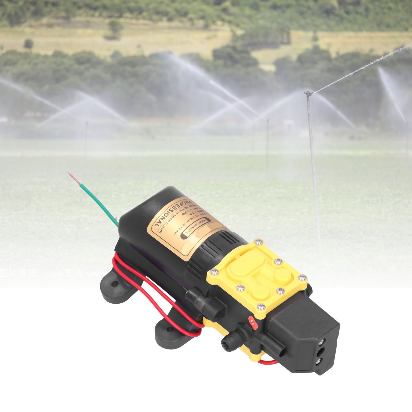 12V Electric Water Pump High Pressure SelfPriming Diaphragm Water Pump for view 12