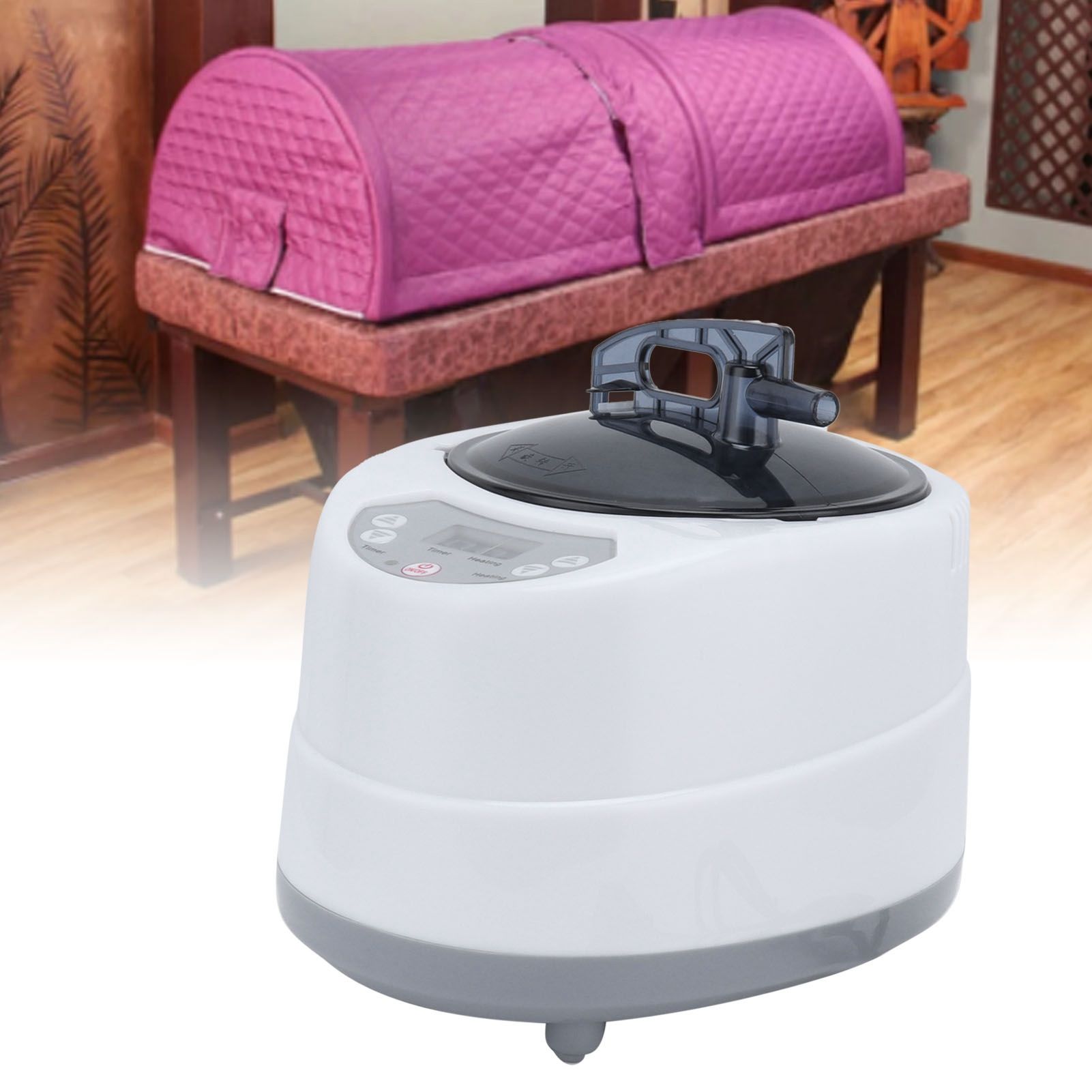 1000W Household Sauna Steamer Pot 2.0L Portable Sweat Spa Steam Pot for Body view 12