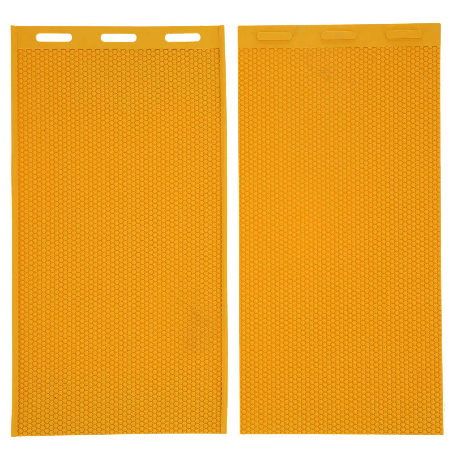 2Pcs 5.4mm Beeswax Press Mold DIY Rubber Comb Foundation Sheet Beekeeping view 2