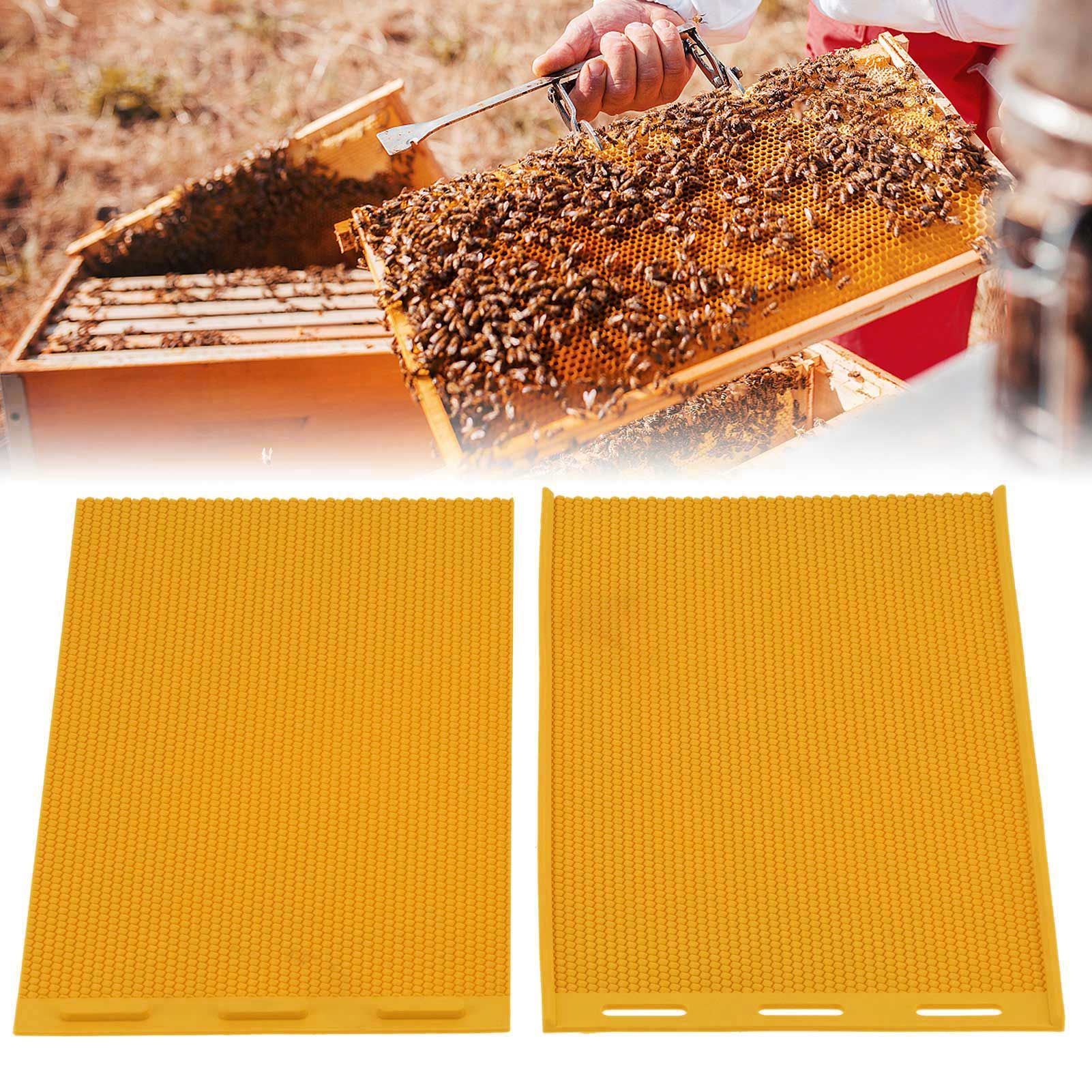 2Pcs 5.4mm Beeswax Press Mold DIY Rubber Comb Foundation Sheet Beekeeping view 11