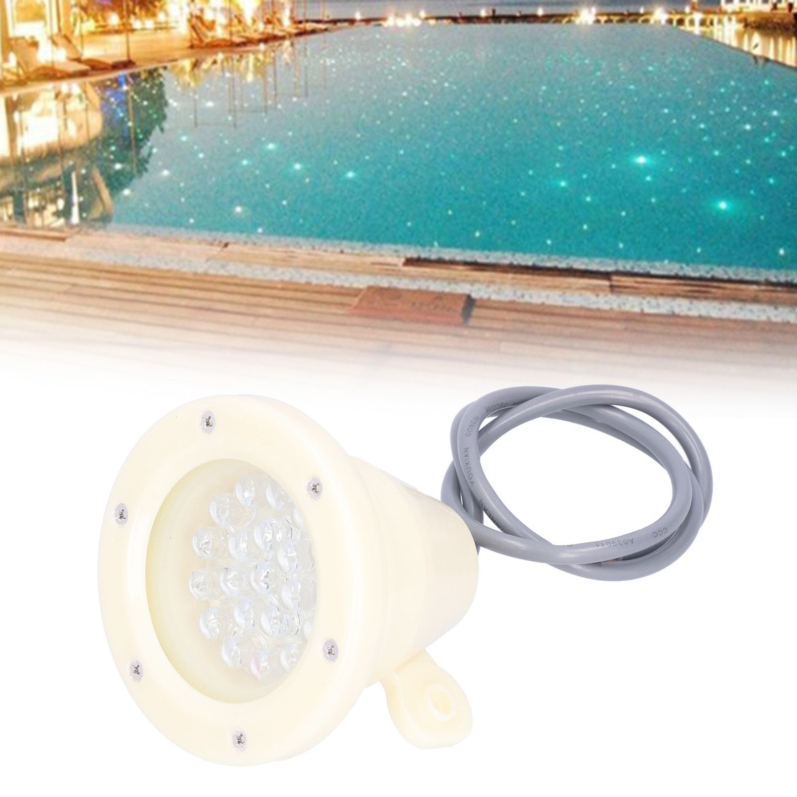 5W 21LED Underwater Light Projection Lamp for Fountain Landscape Waterscape view 12