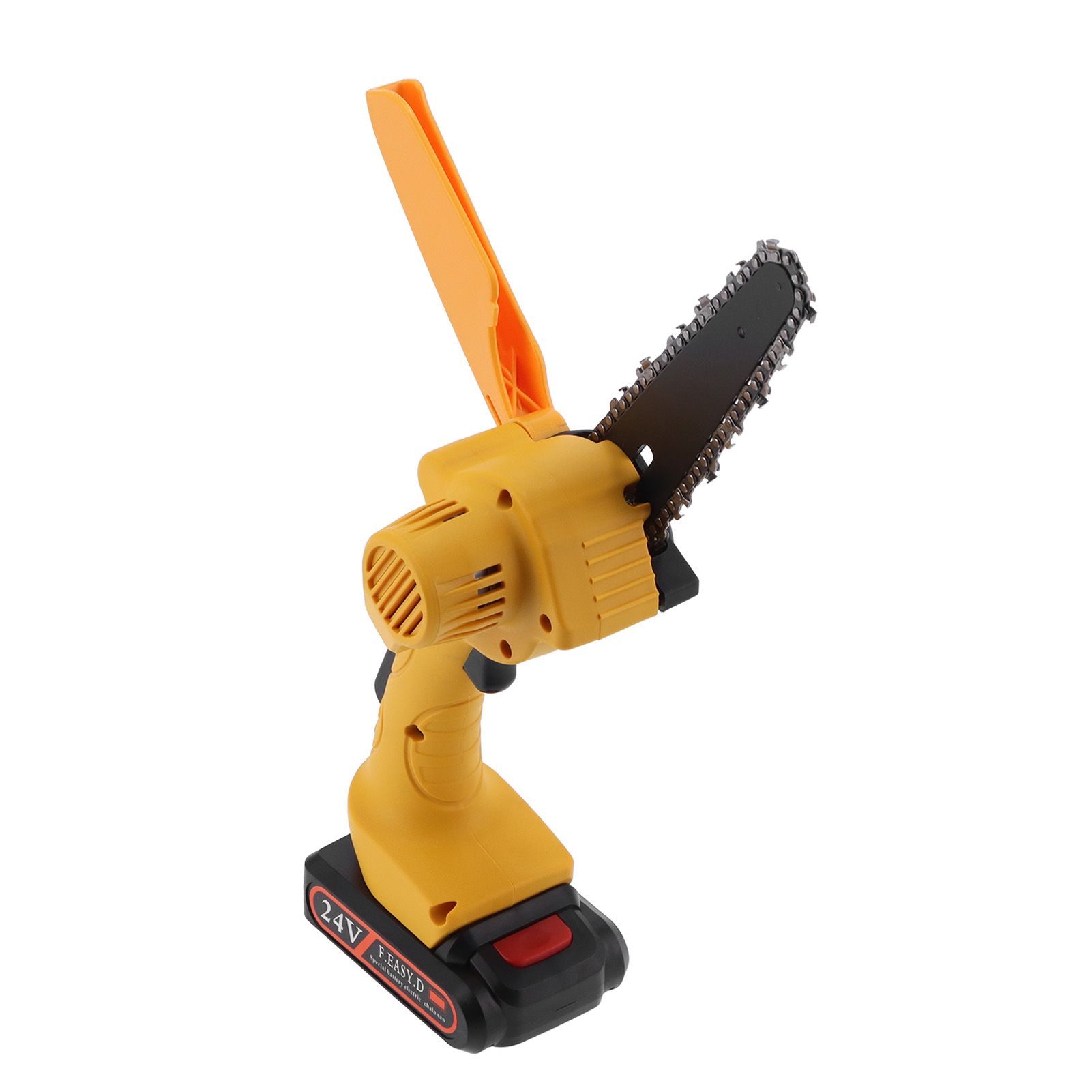 6 Inch Mini Electric Chain Saw High Power Brushed Logging Pruning Household view 6