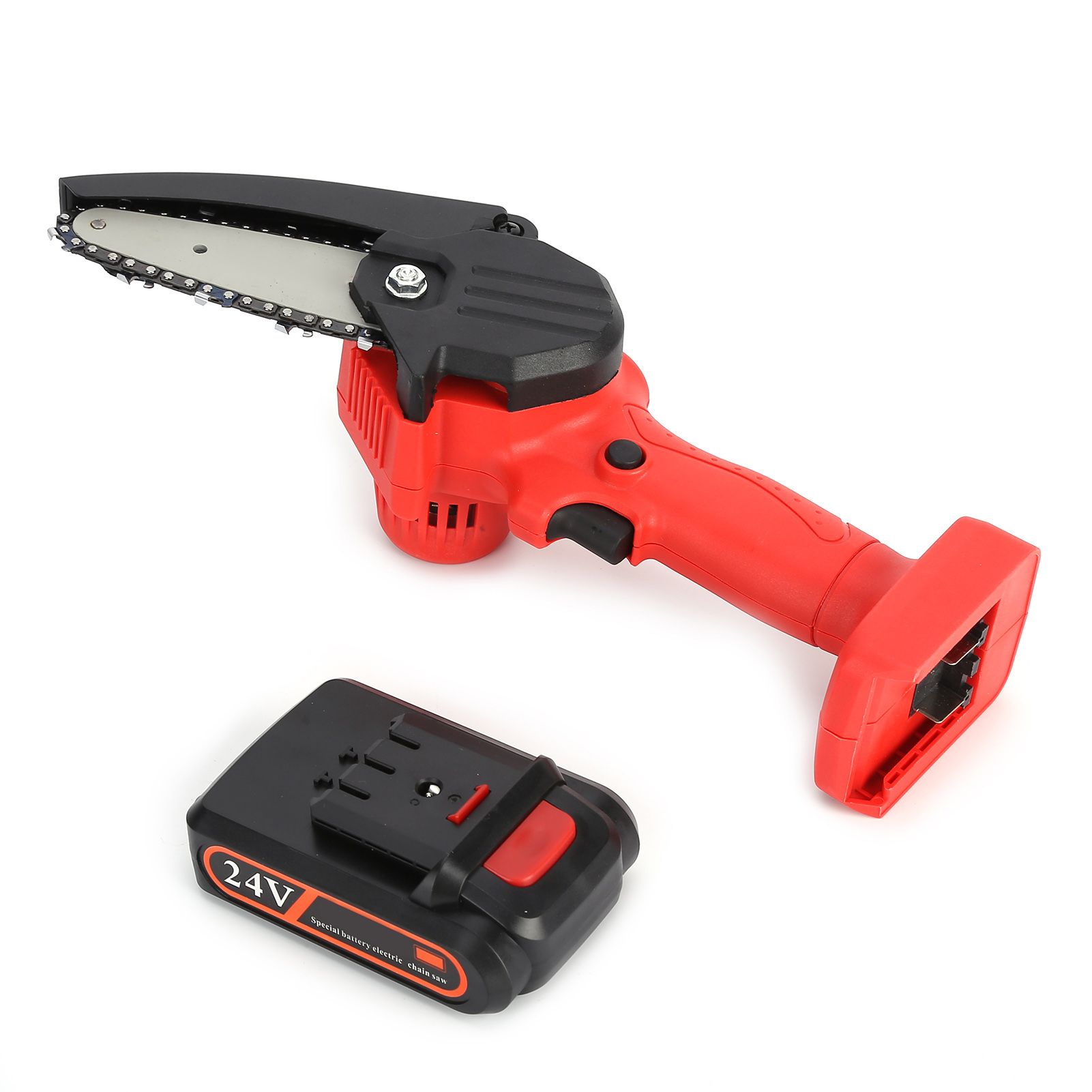 4in Electric Chain Saw Small Rechargeable Handheld Chainsaw for Garden view 7