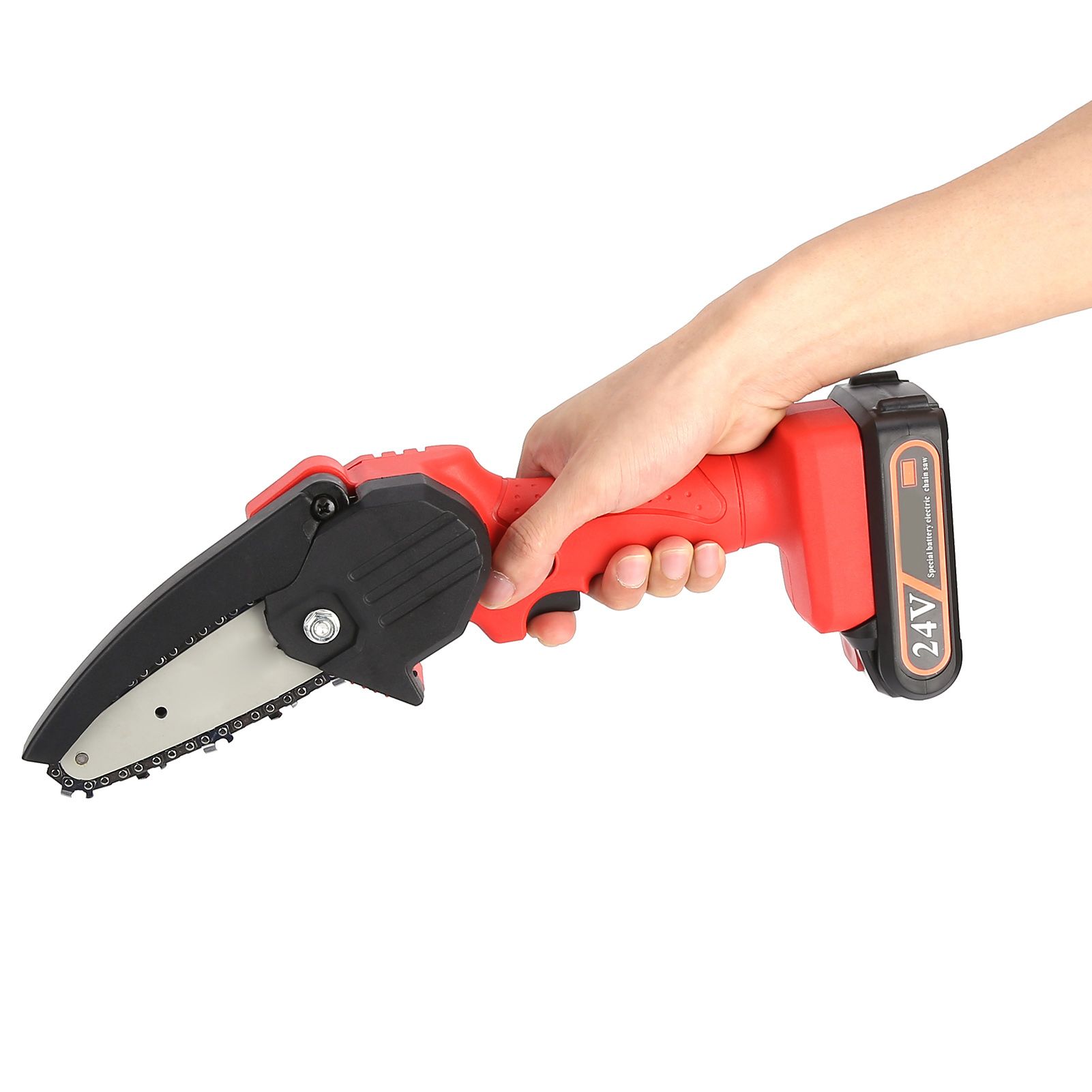 4in Electric Chain Saw Small Rechargeable Handheld Chainsaw for Garden view 10