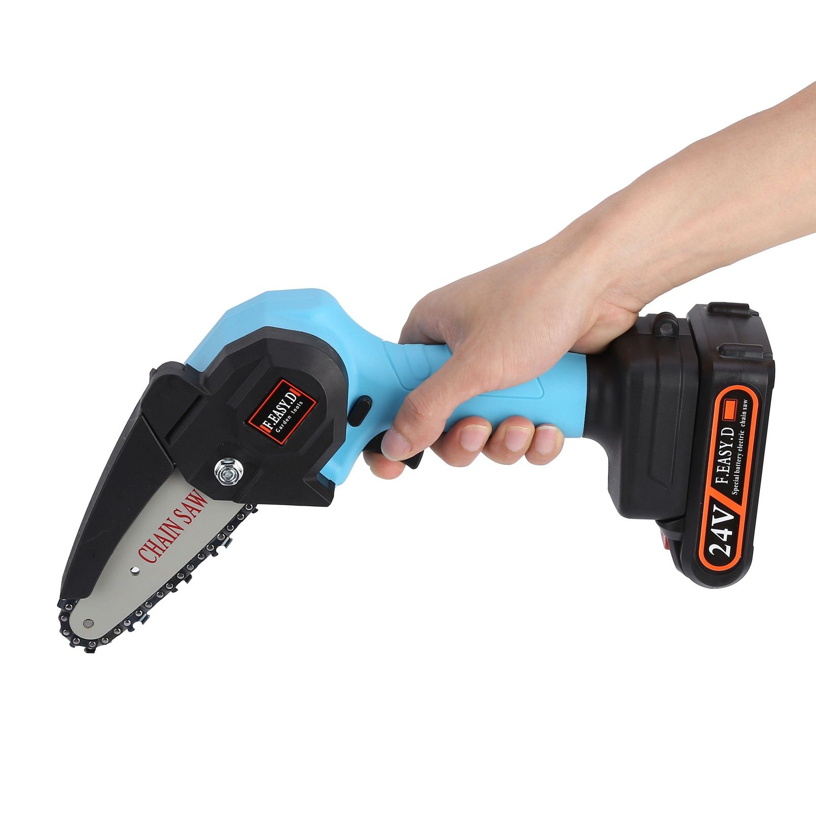 4in Cordless Electric Chainsaws Large Opening Rechargeable Garden Power Tool view 10