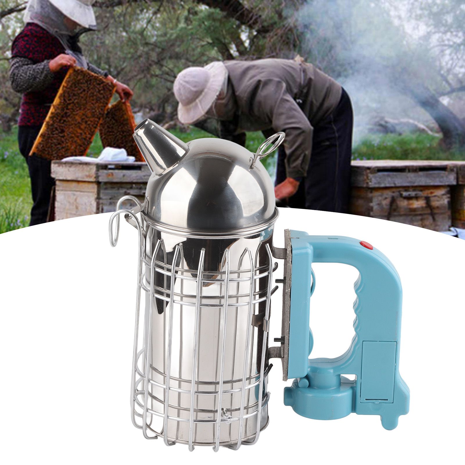 Stainless Steel Electric Beehive Smoker Equipment Apiculture Beekeeping view 12