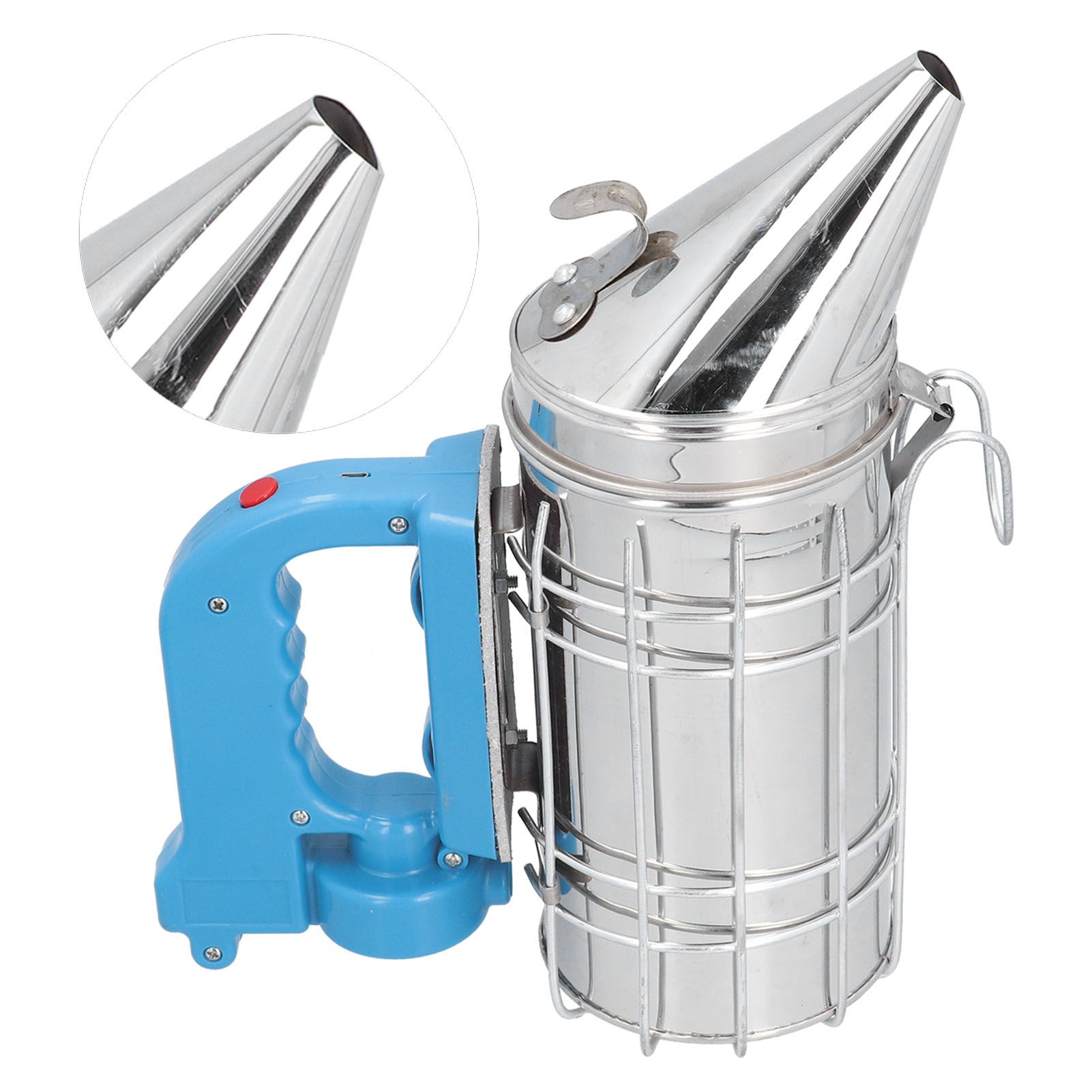 Electric Beehive Smoker with Blue Handle Beekeeping Equipment Apiculture view 5