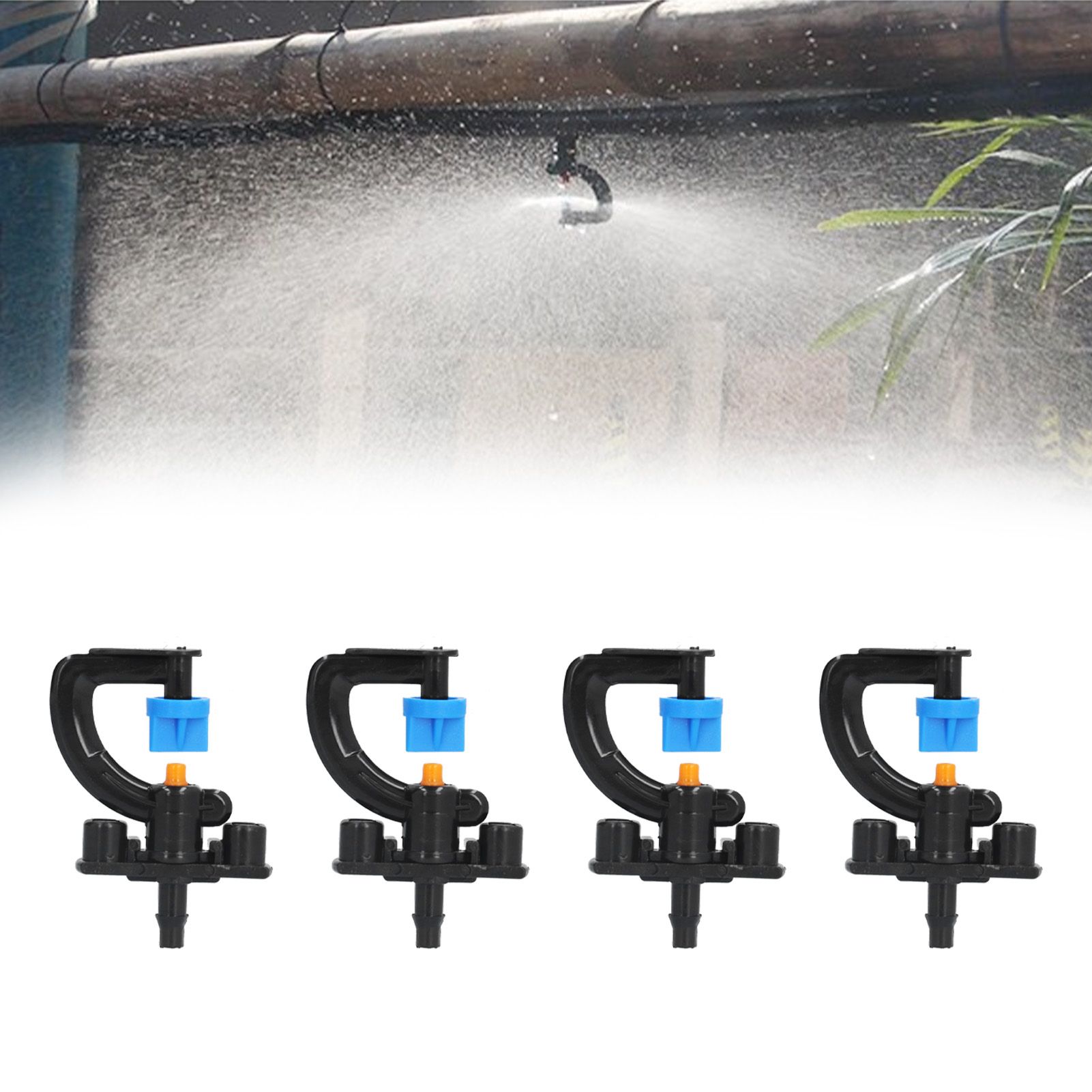 20 Set Atomizing Refraction Micro Nozzle Rotating G Type Spray Nozzle Watering view 12