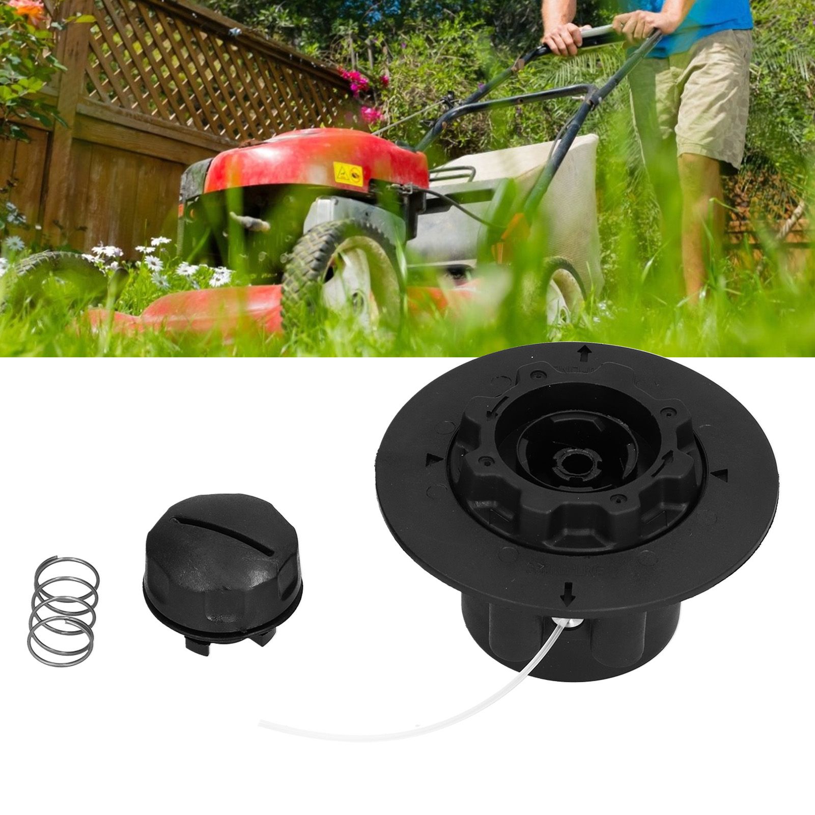 Trimmer Head ABS Wear Resistant and Durable High Reliability Easy to Replace view 12