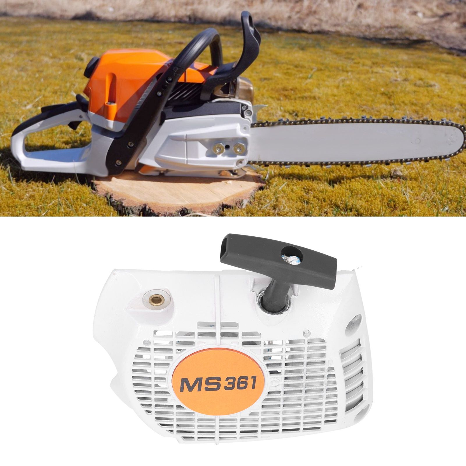 Recoil Pull Starter Start Plate Replacement for STIHL MS341 MS361 Garden view 11