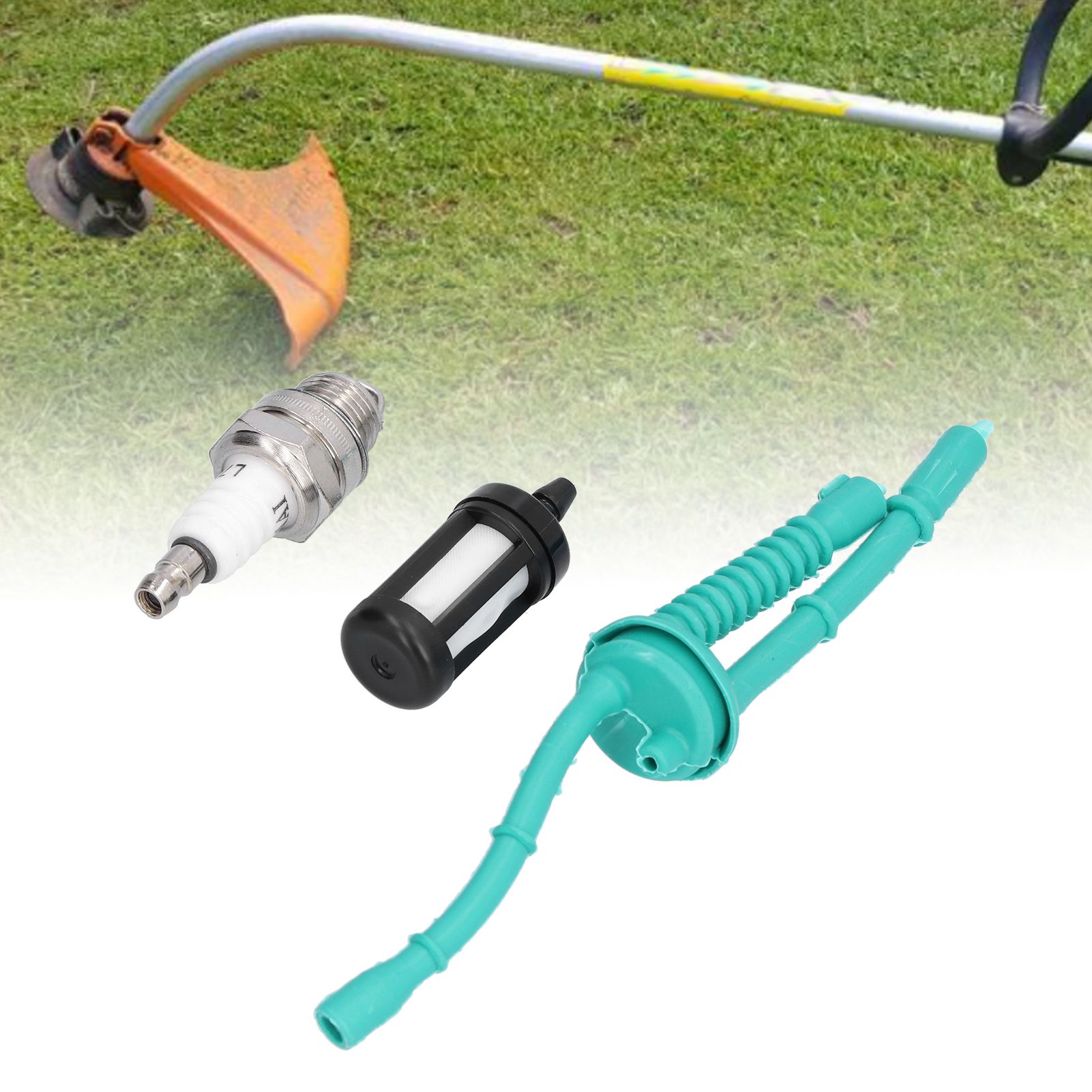Fuel Hose Sparking Plug Fuel Filter Set for Stihl FS38 FS45 FS46 FS55 FS100 view 12