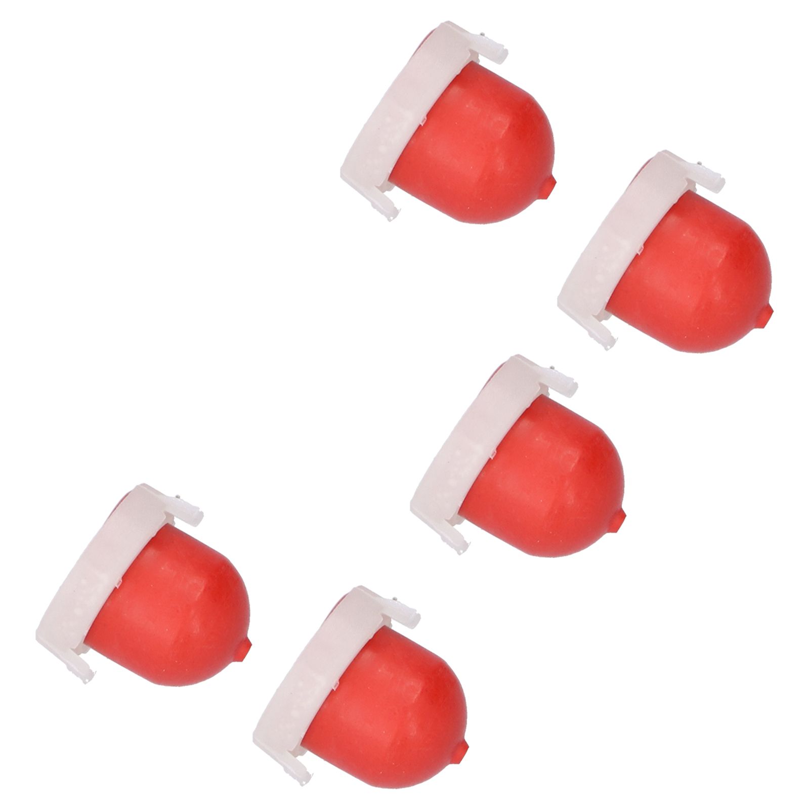5Pcs Red Primer Bulb with Hole Replacement Carburetor Accessory for 494408 694394 view 7