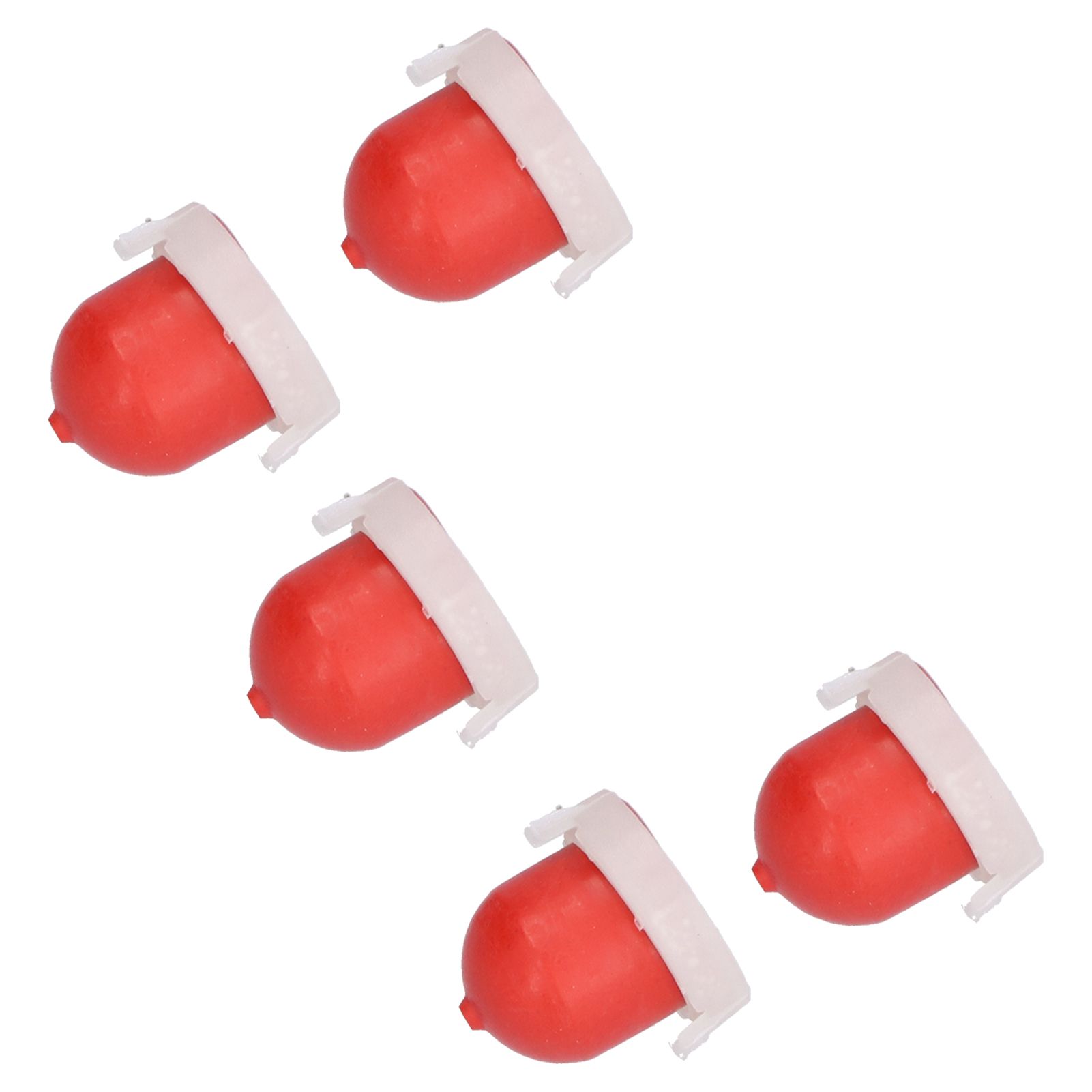 5Pcs Red Primer Bulb with Hole Replacement Carburetor Accessory for 494408 694394 view 8