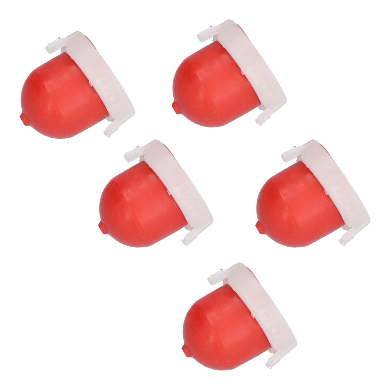5Pcs Red Primer Bulb with Hole Replacement Carburetor Accessory for 494408 694394 view 9